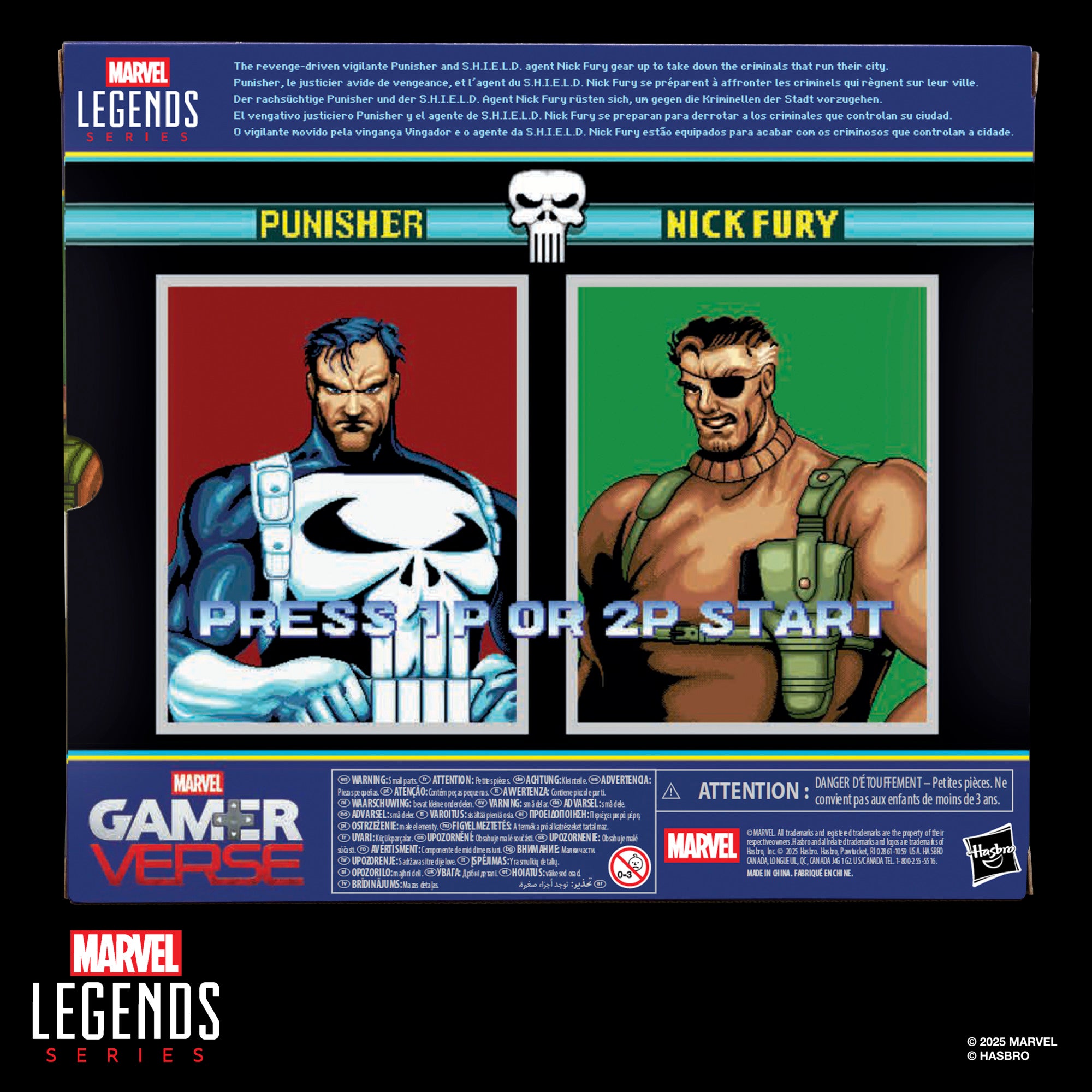 PRE-ORDER Marvel Legends Gamerverse Punisher & Nick Fury