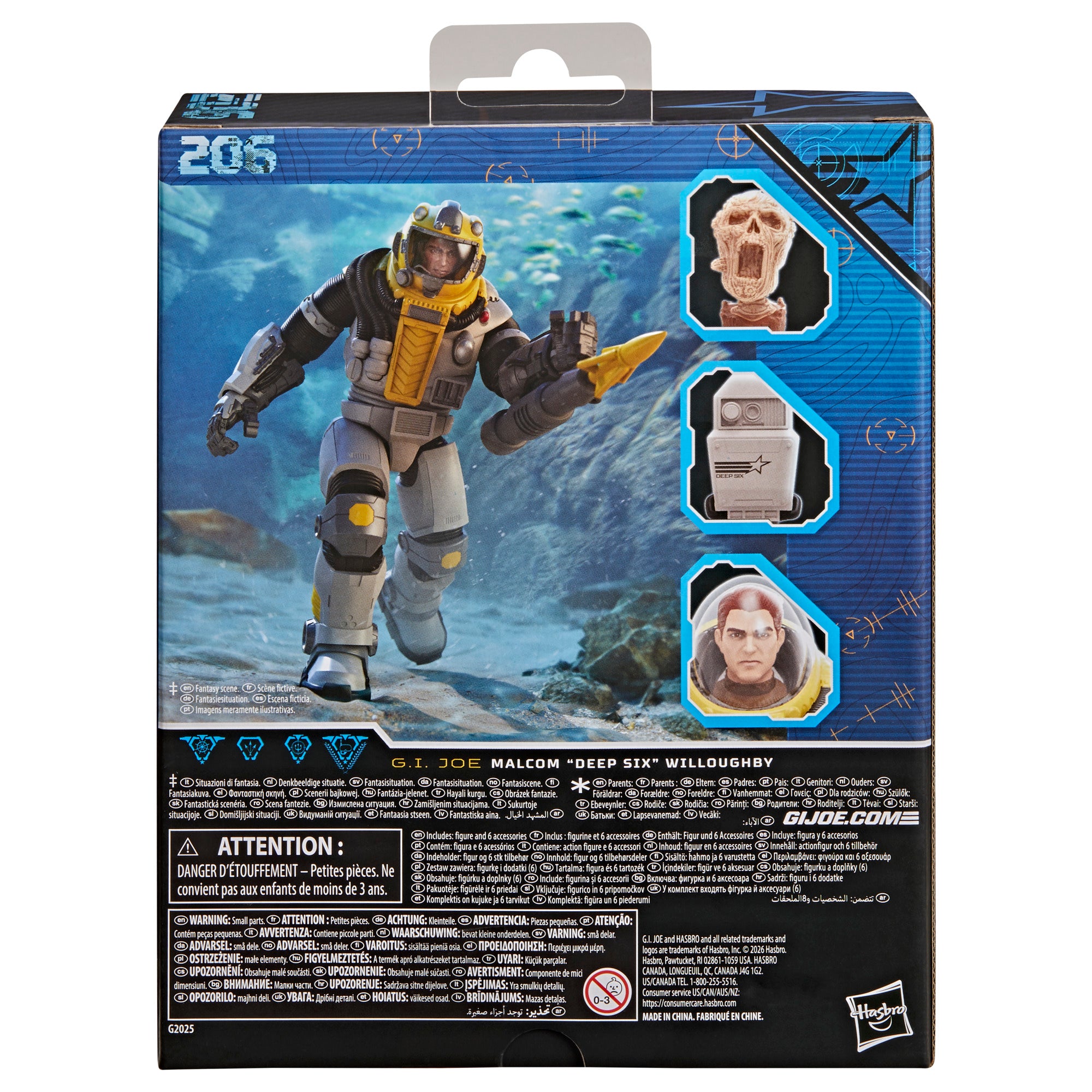 PRE-ORDER G.I. Joe Classified Series Malcolm "Deep Six" Willoughby