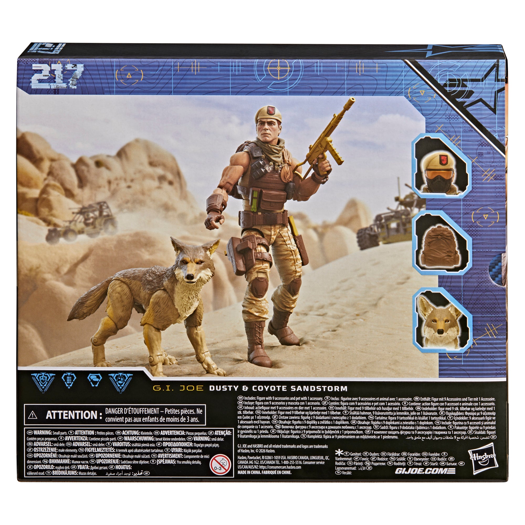 PRE-ORDER G.I. Joe Classified Series Dusty & Coyote Sandstorm