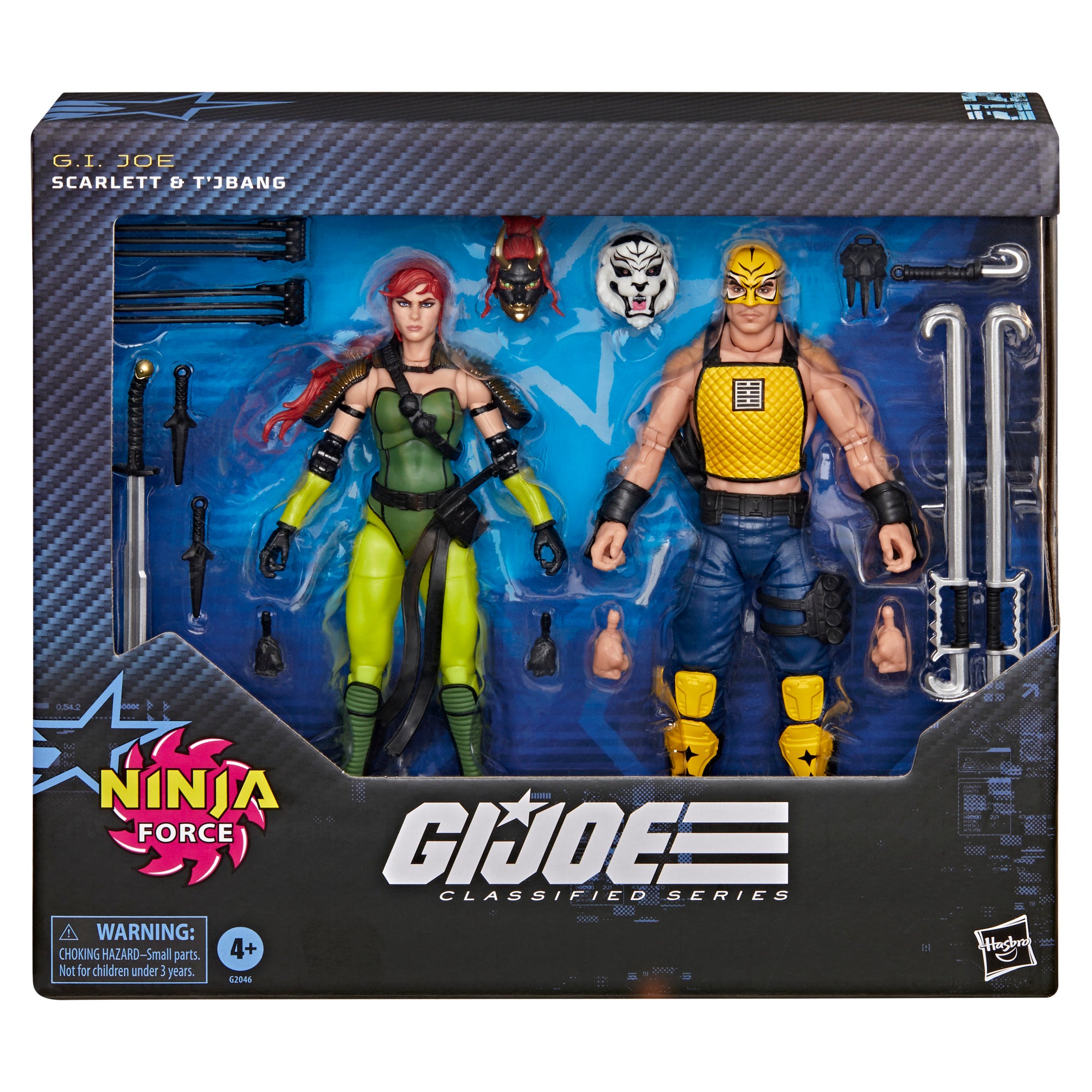 PRE-ORDER G.I. Joe Classified Series Ninja Force Scarlett & T'Jbang