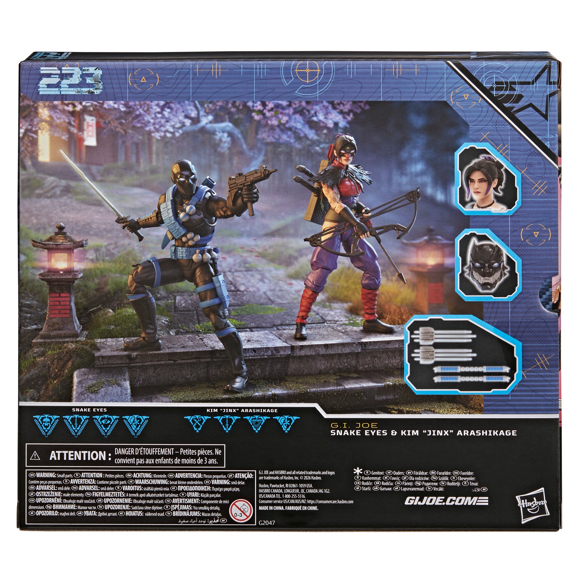 PRE-ORDER G.I. Joe Classified Series Ninja Force Snake Eyes & Kim "Jinx" Arashikage