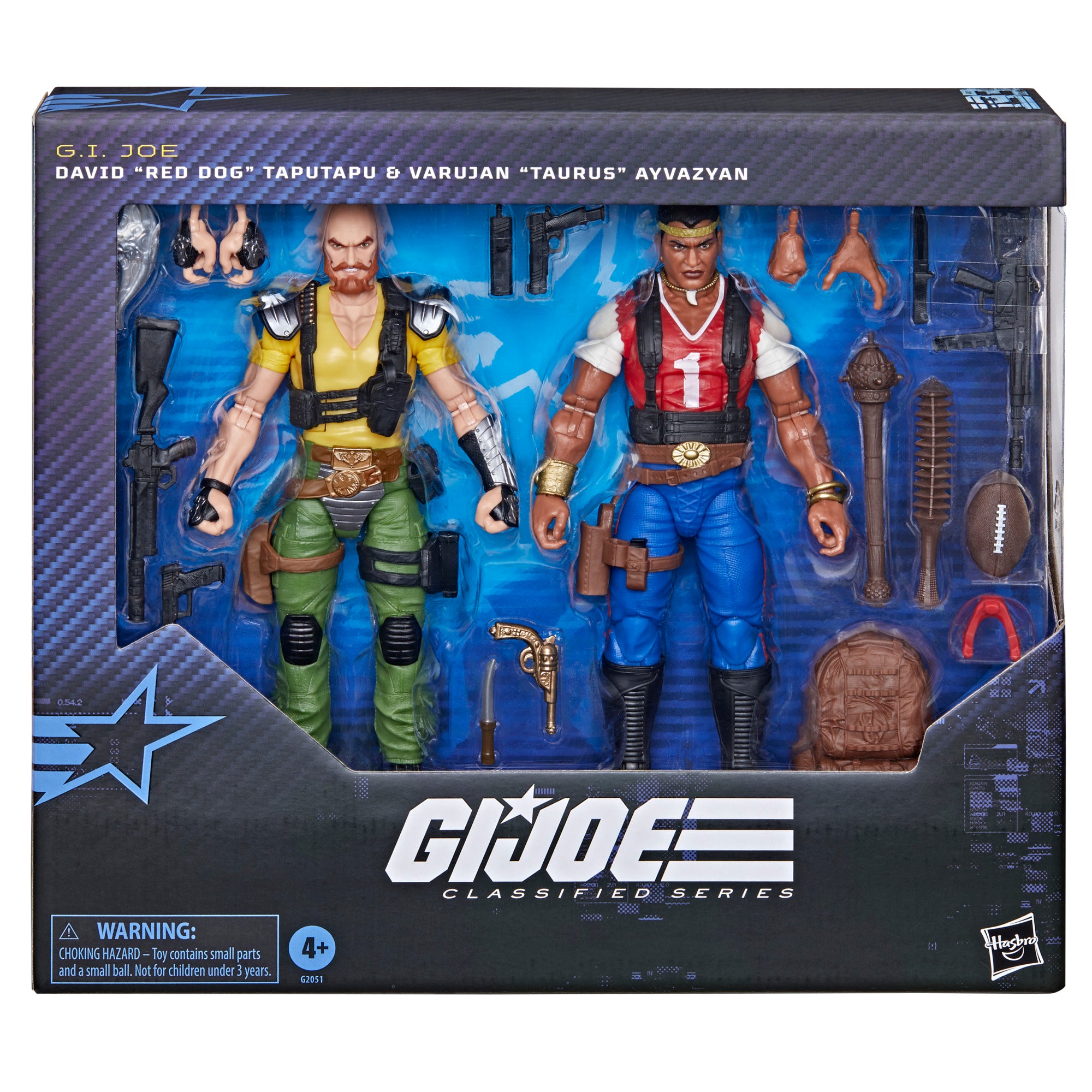 PRE-ORDER G.I. Joe Classified Series David "Red Dog" TapuTapu & Varujan "Taurus" Ayvazyan