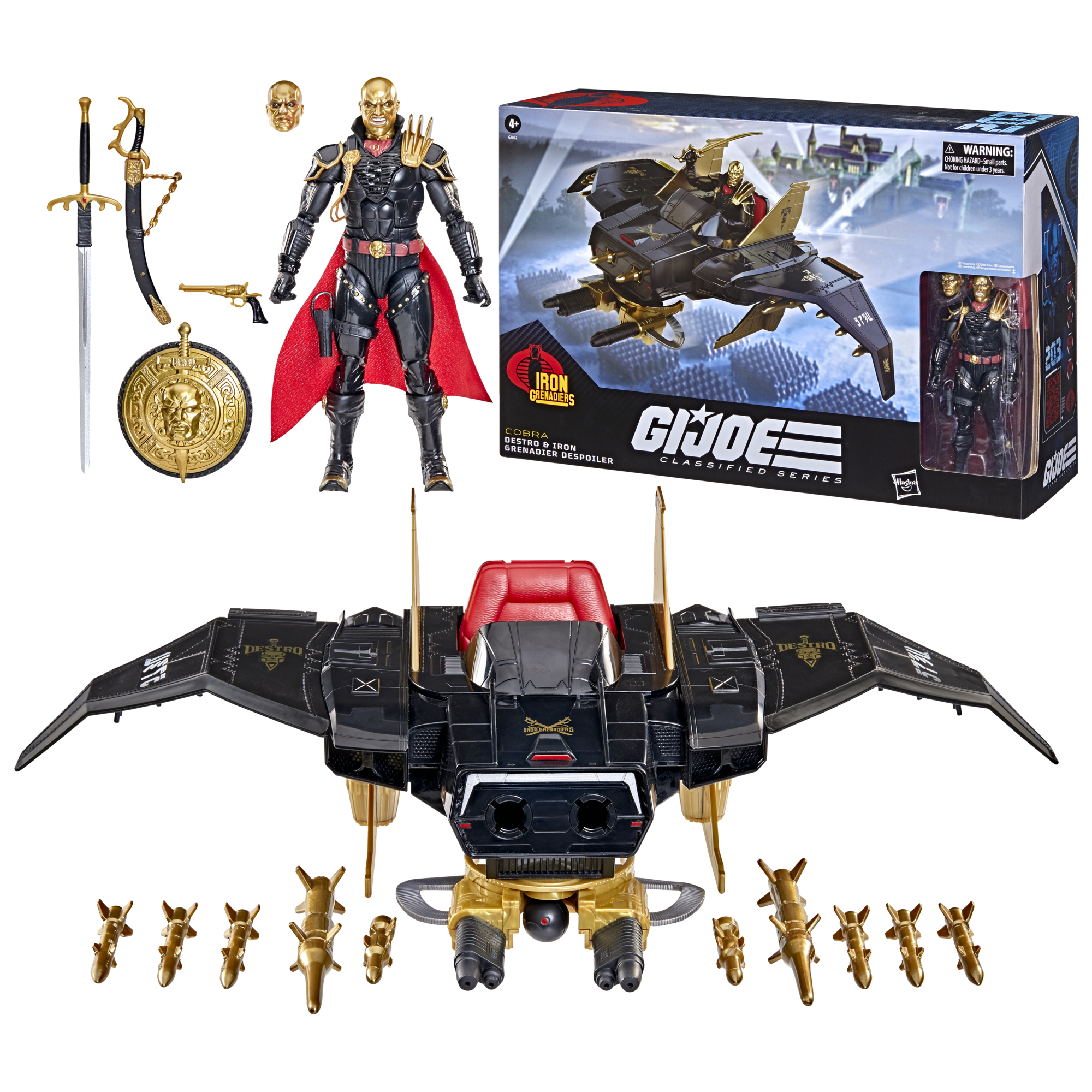 PRE-ORDER G.I. Joe Classified Series Destro & Iron Grenadier Despoiler
