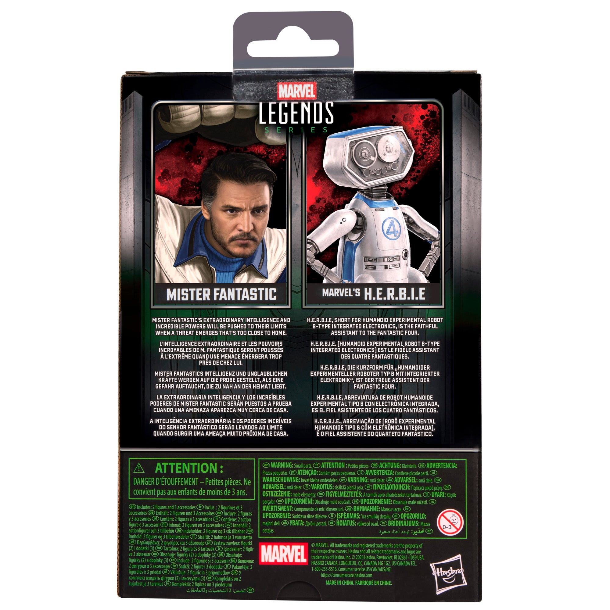 PRE-ORDER Marvel Legends Doomsday Mr Fantastic & H.E.R.B.I.E