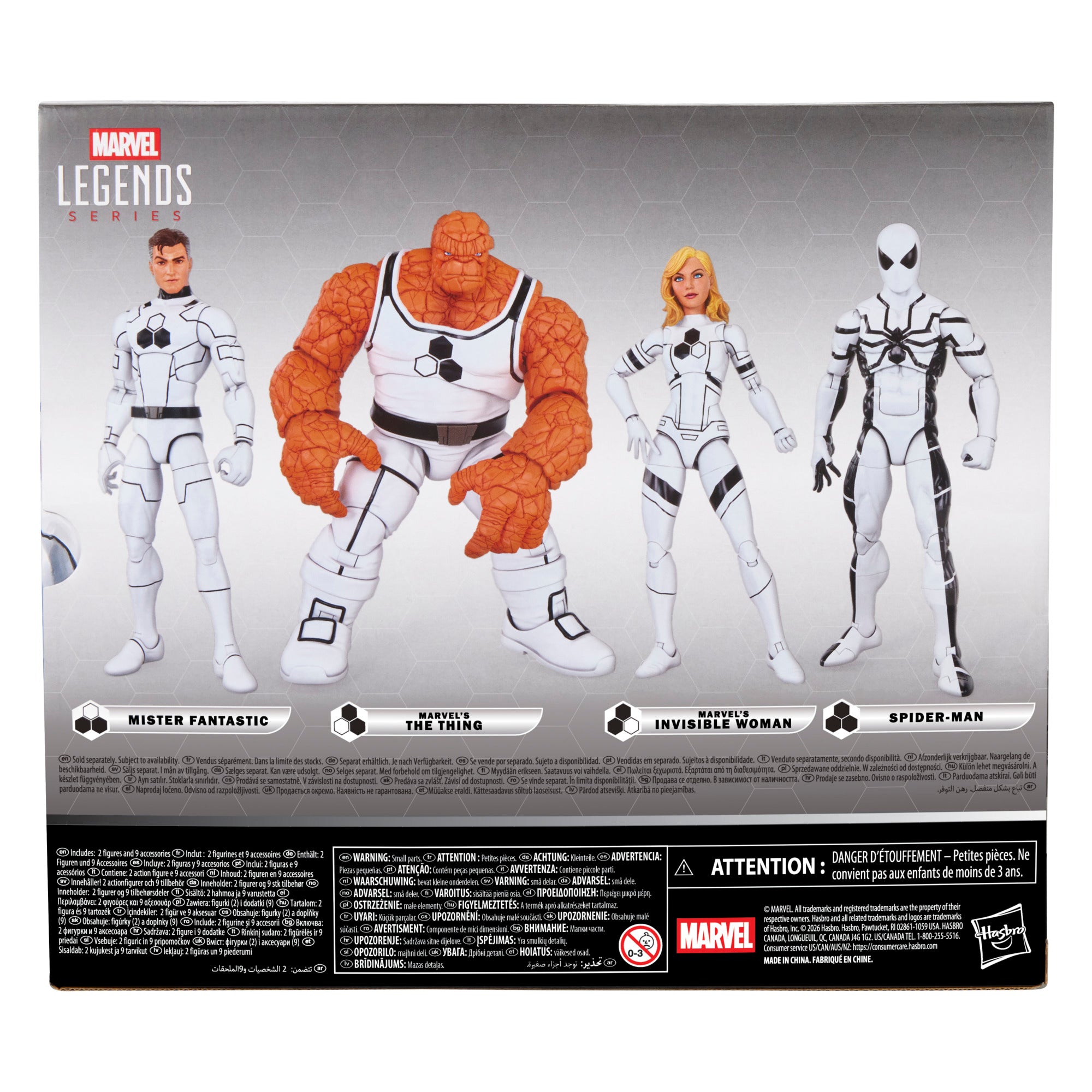 PRE-ORDER Marvel Legends Future Foundation The Thing & Invisible Woman