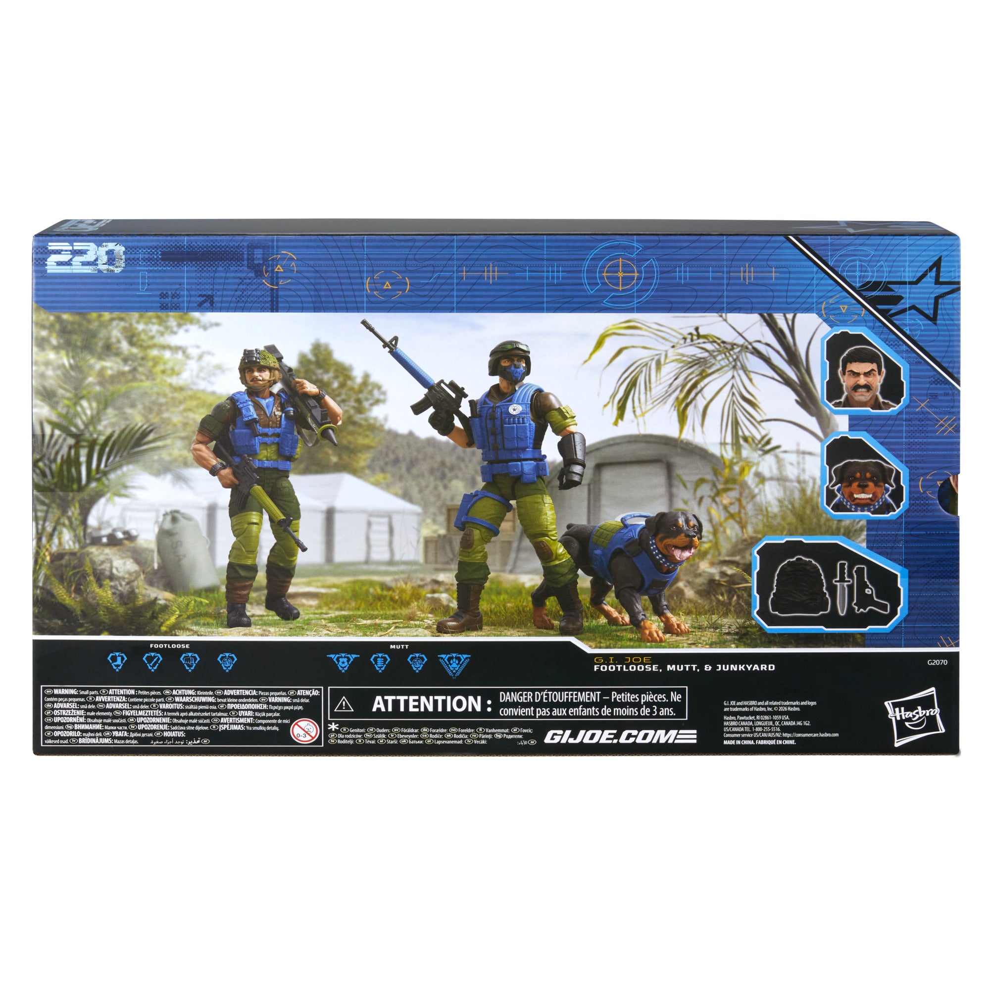 PRE-ORDER G.I. Joe Classified Series The Mad Marauders Footloose, Mutt & Junkyard