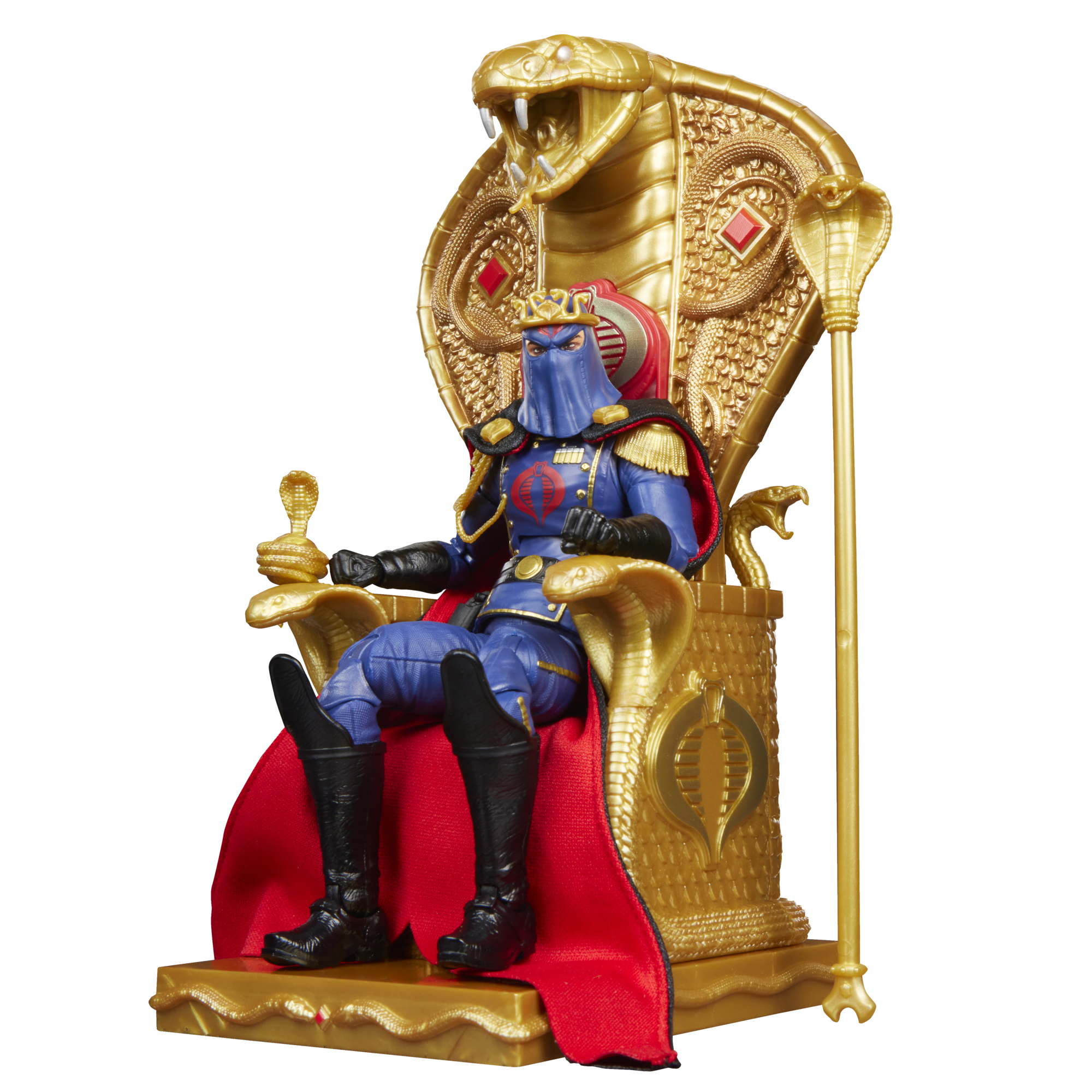 PRE-ORDER G.I. Joe Classified Series Cobra Commander in Dress Uniform With Throne