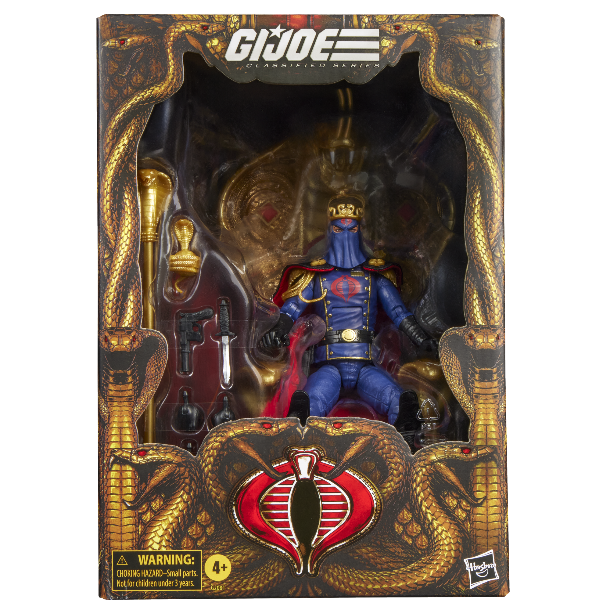PRE-ORDER G.I. Joe Classified Series Cobra Commander in Dress Uniform With Throne
