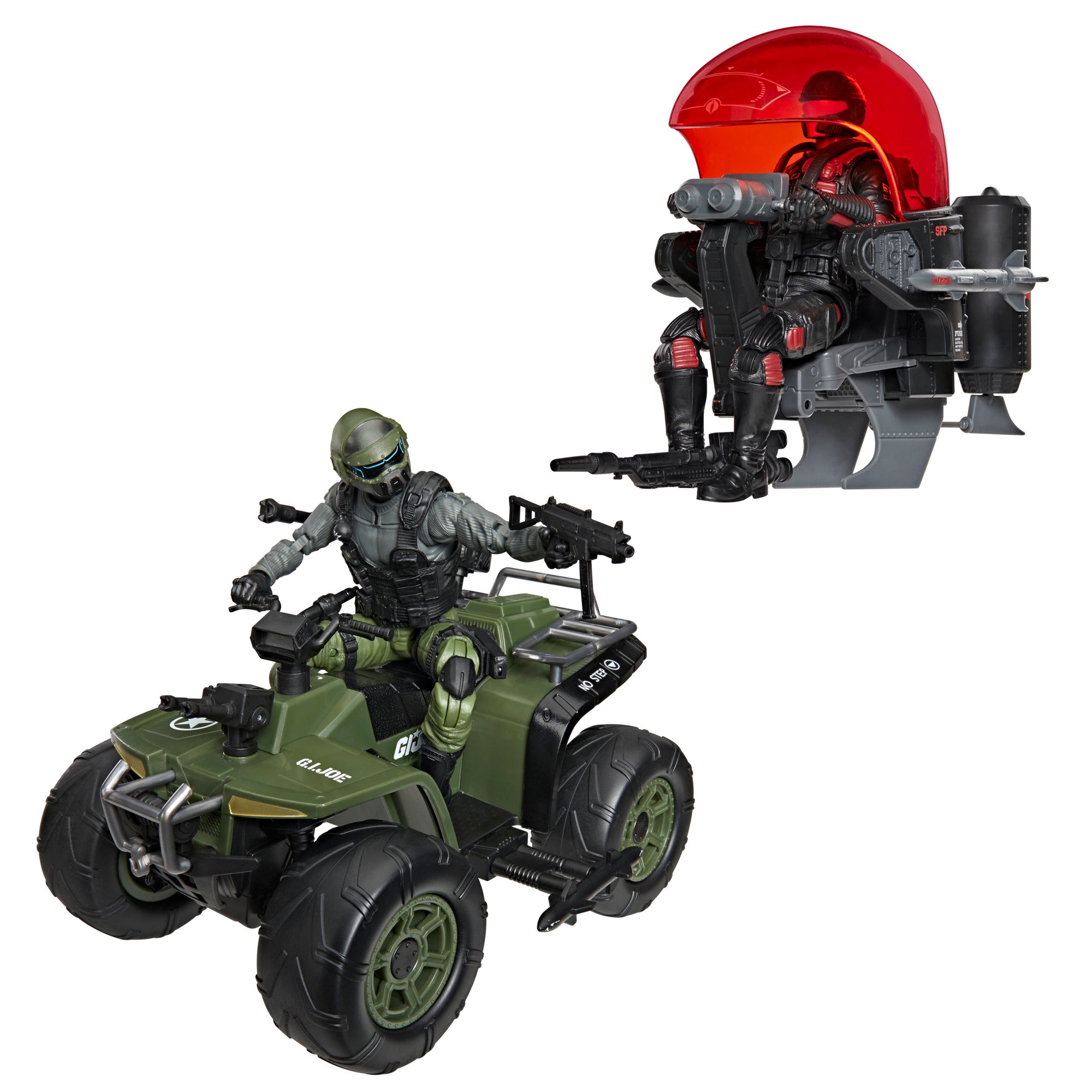 PRE-ORDER G.I. Joe Classified Series G.I. Joe VS Cobra Commander Pack (ATV & Trubble Bubble)