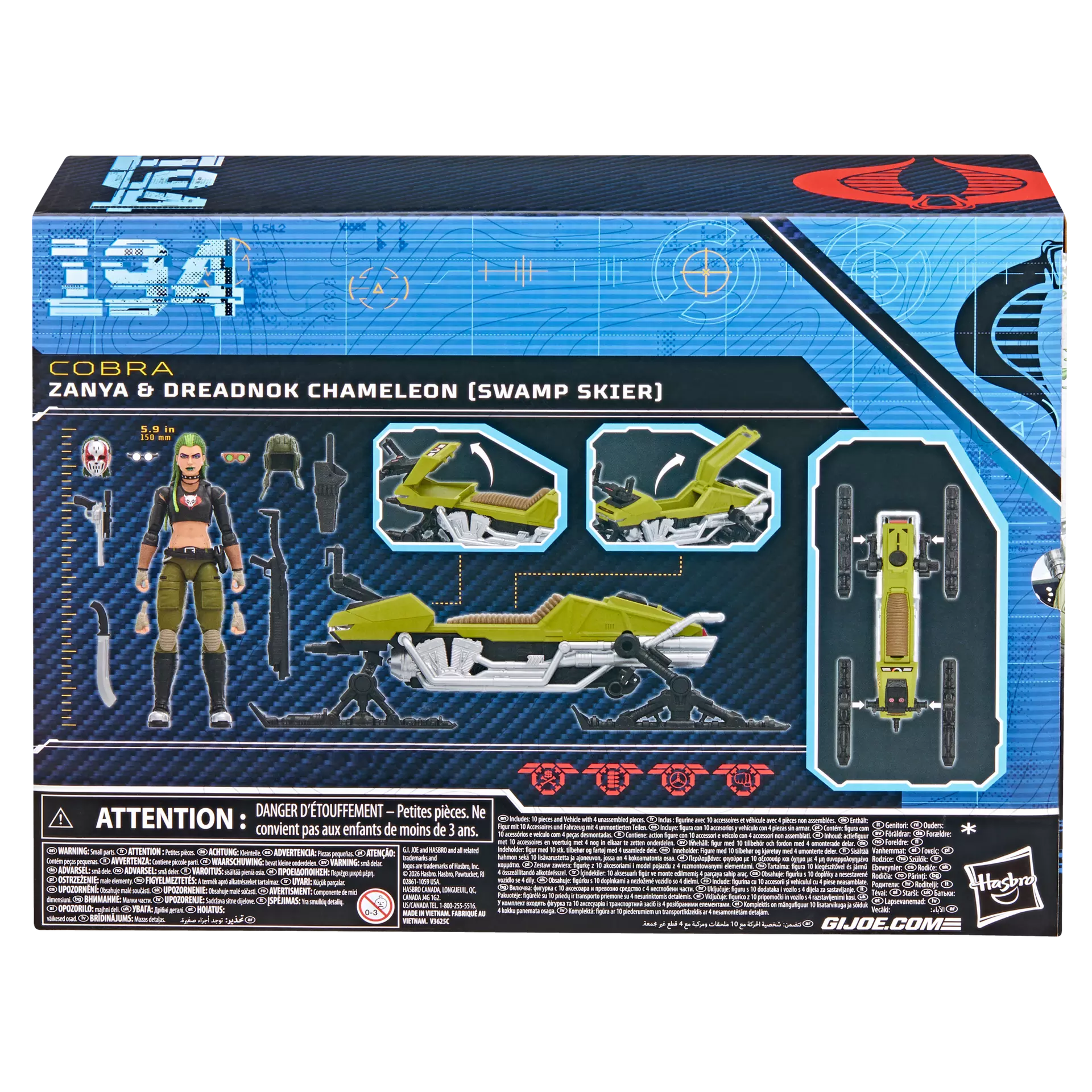 G.I. Joe Classified Series Zanya & Dreadnok Chameleon