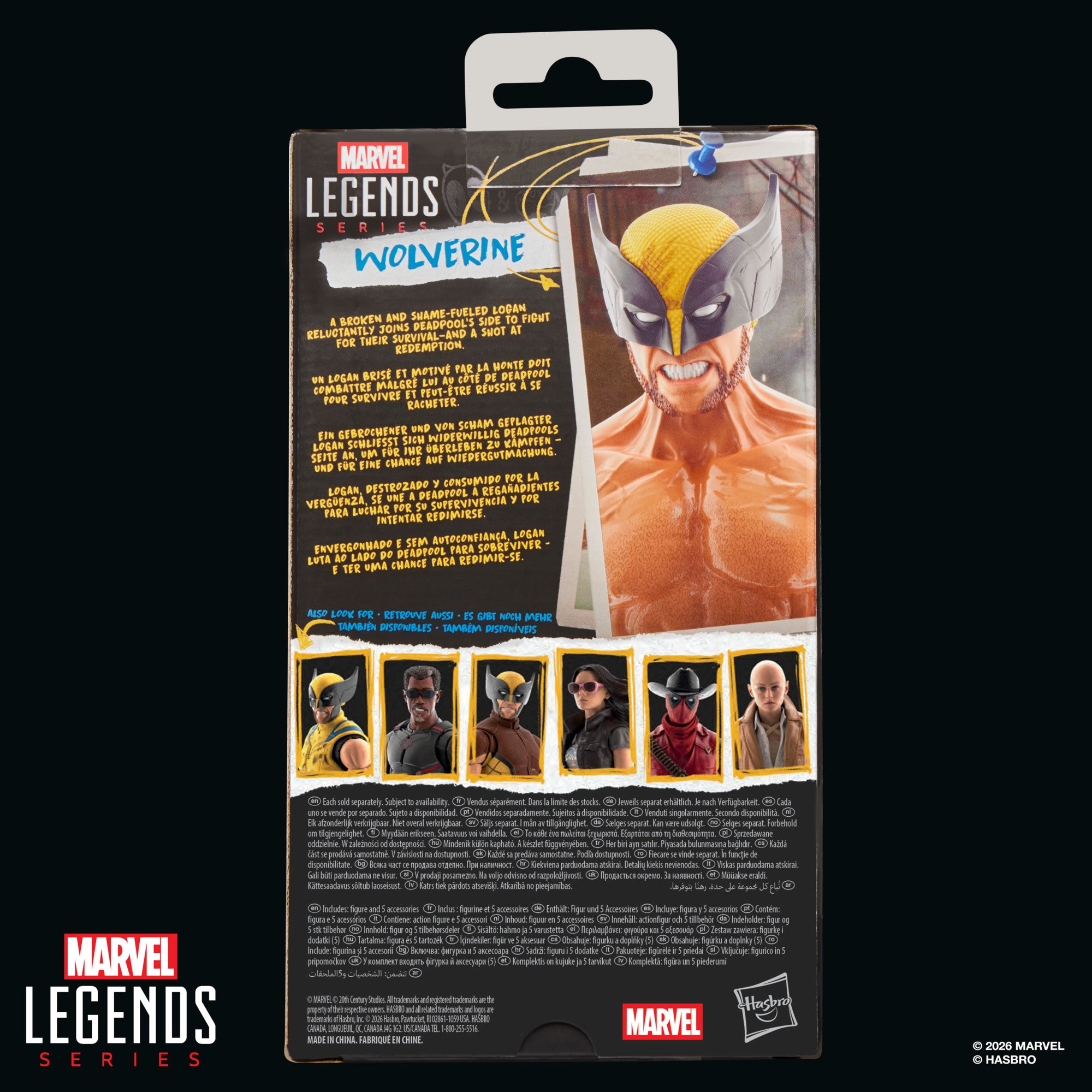 PRE-ORDER Marvel Legends Deadpool & Wolverine (Shirtless) Wolverine