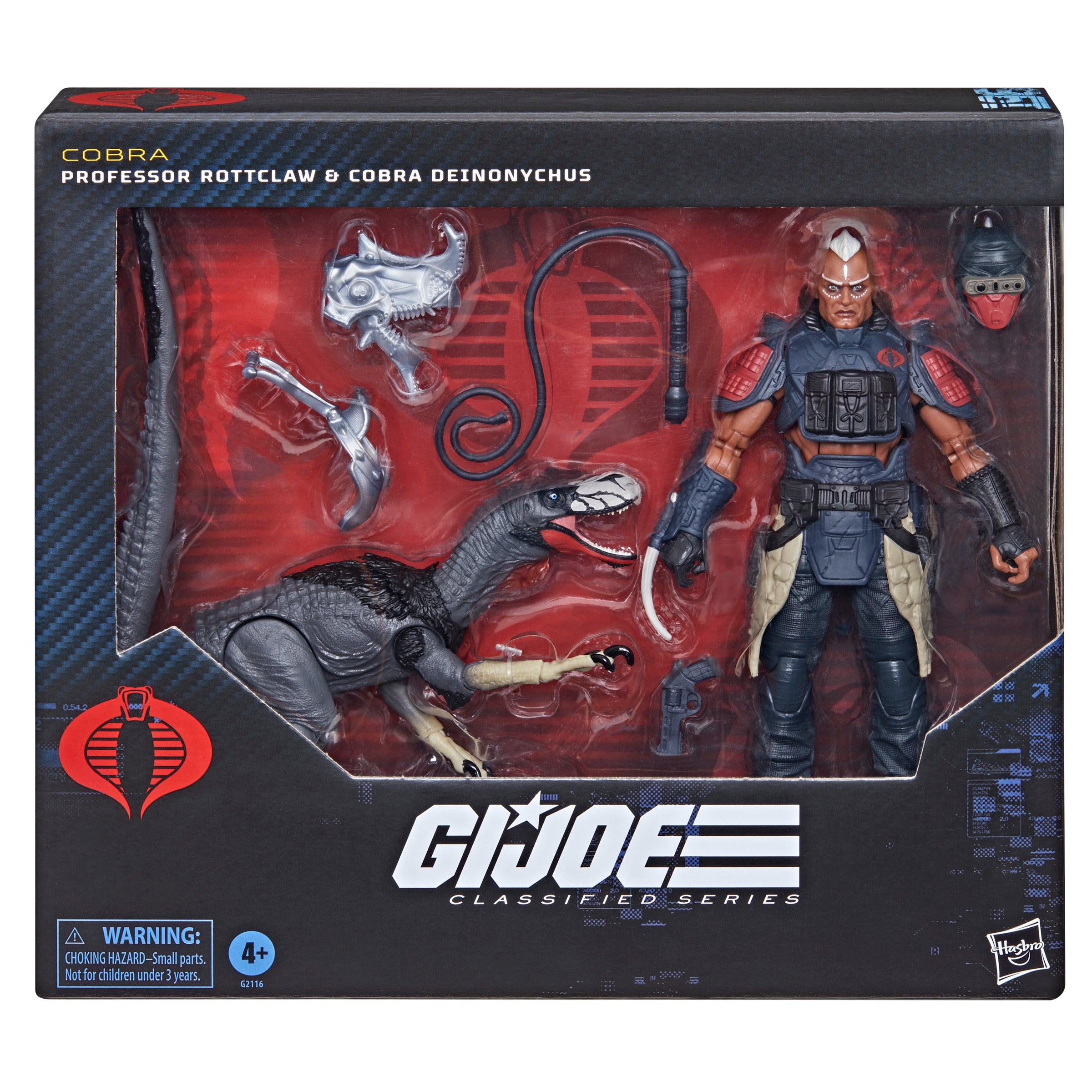 PRE-ORDER G.I. Joe Classified Series Professor Rottclaw & Cobra Deinonychus