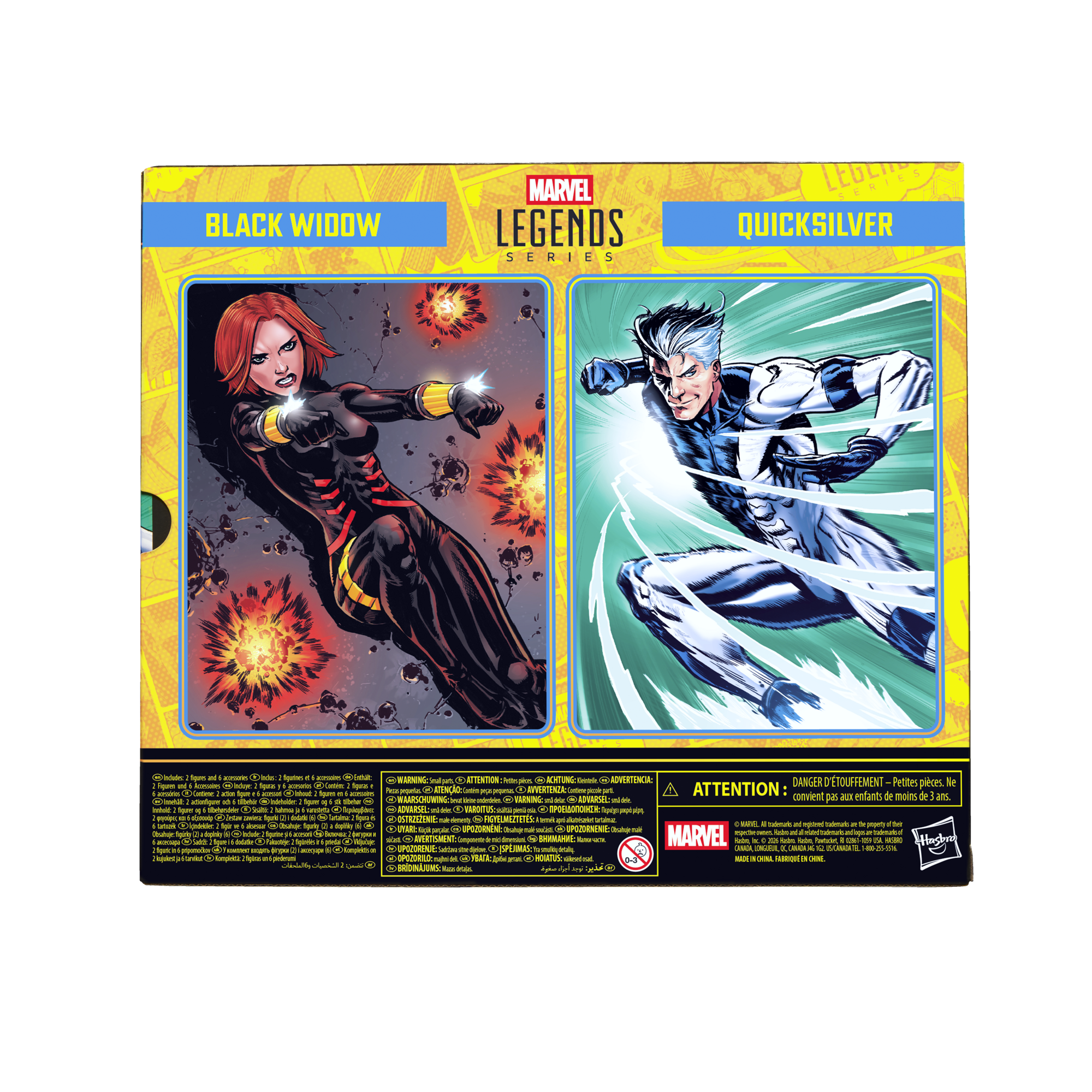 Marvel Legends (Avengers) Black Widow & Quicksilver