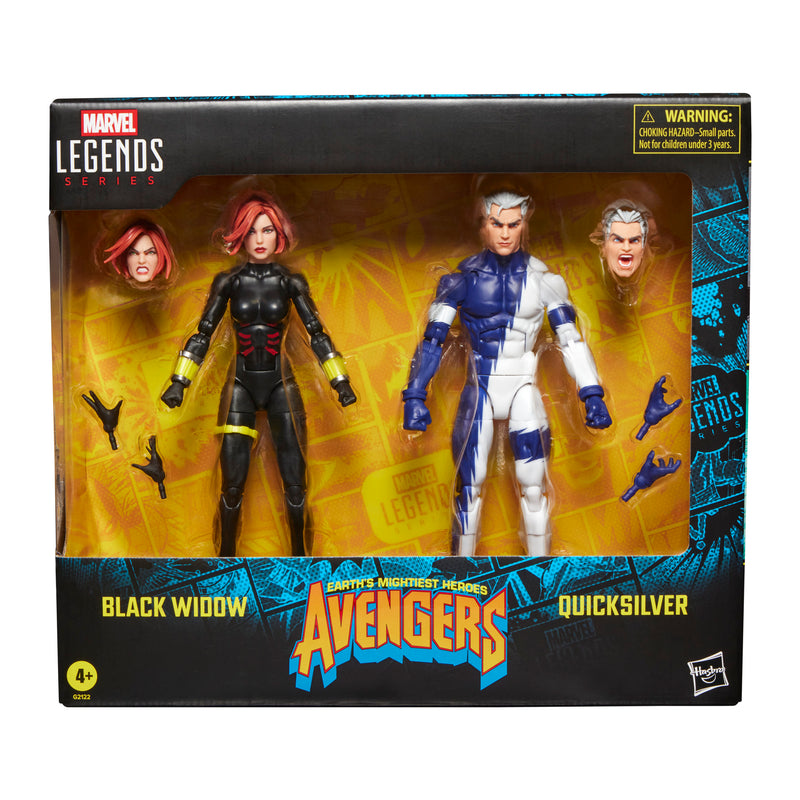 Marvel Legends (Avengers) Black Widow & Quicksilver