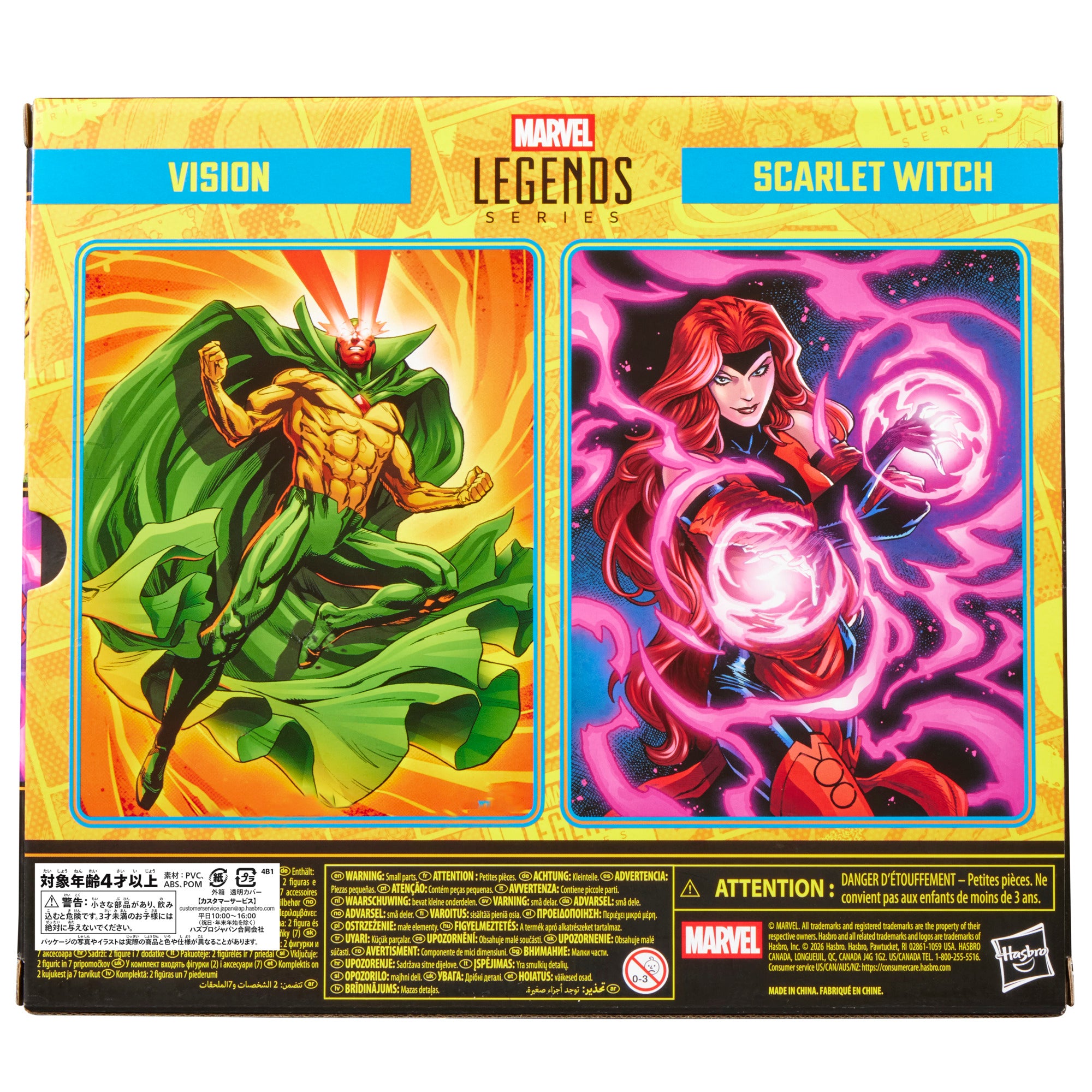 PRE-ORDER Marvel Legends (Avengers) Vision & Scarlet Witch
