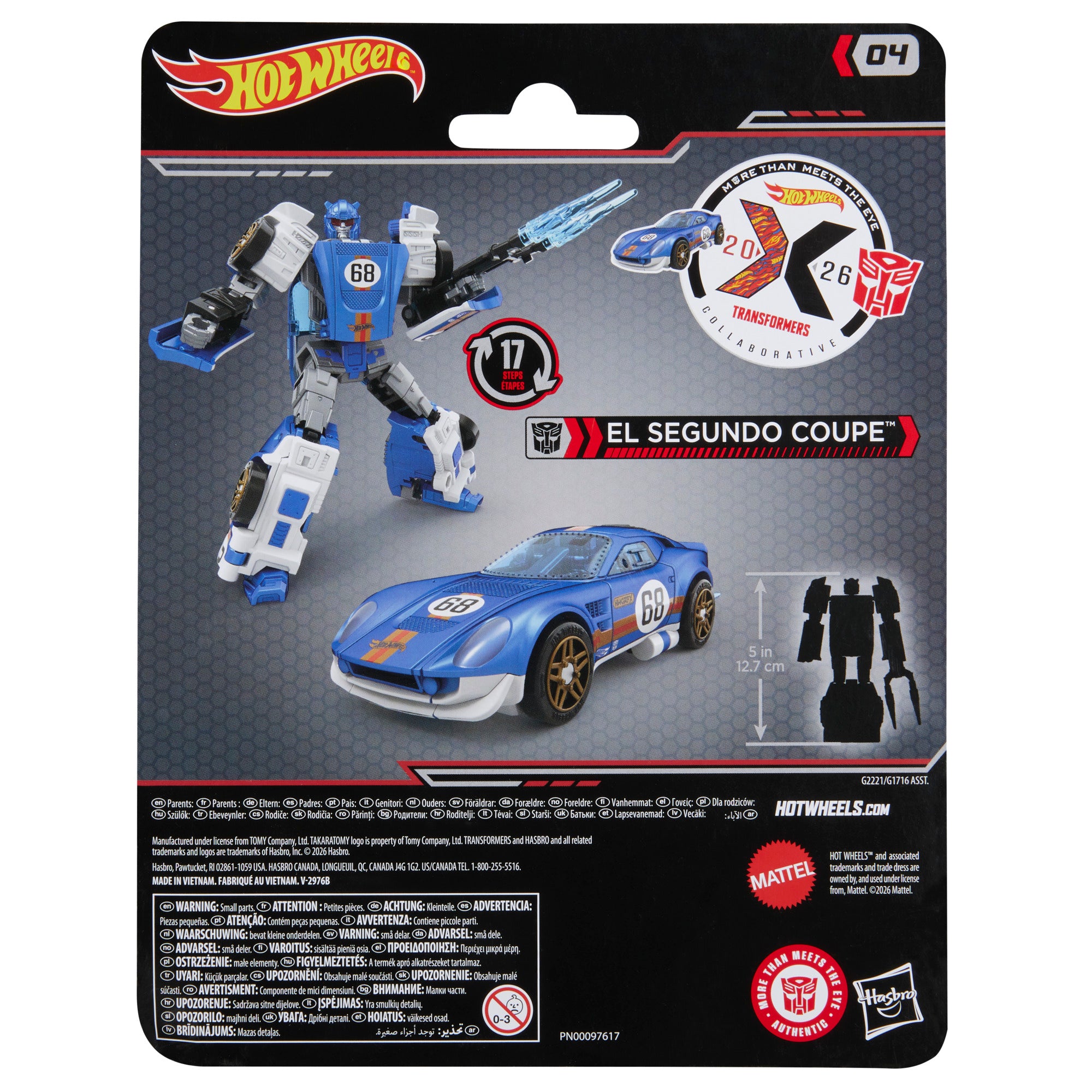 PRE-ORDER Transformers X Hot Wheels El Segundo Coupe
