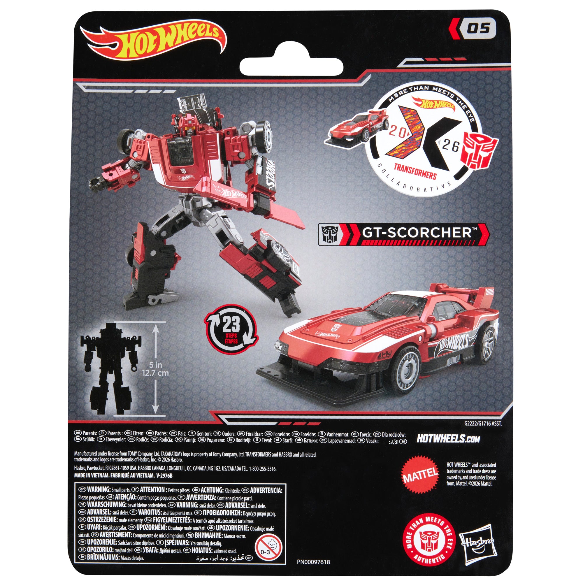 PRE-ORDER Transformers X Hot Wheels GT Scorcher
