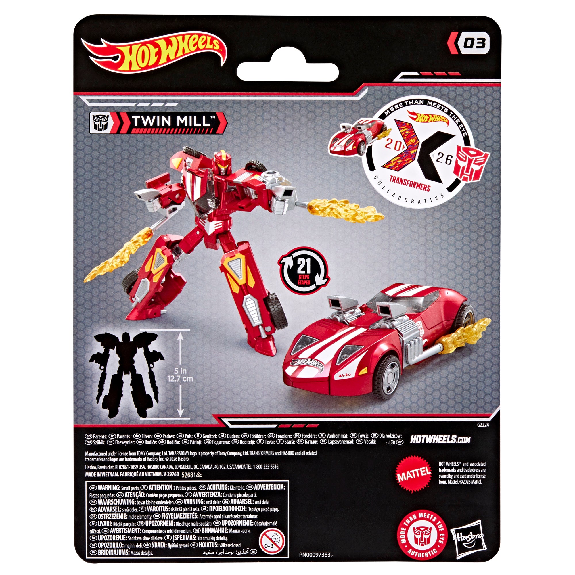 PRE-ORDER Transformers X Hot Wheels Twin Mill (V2)