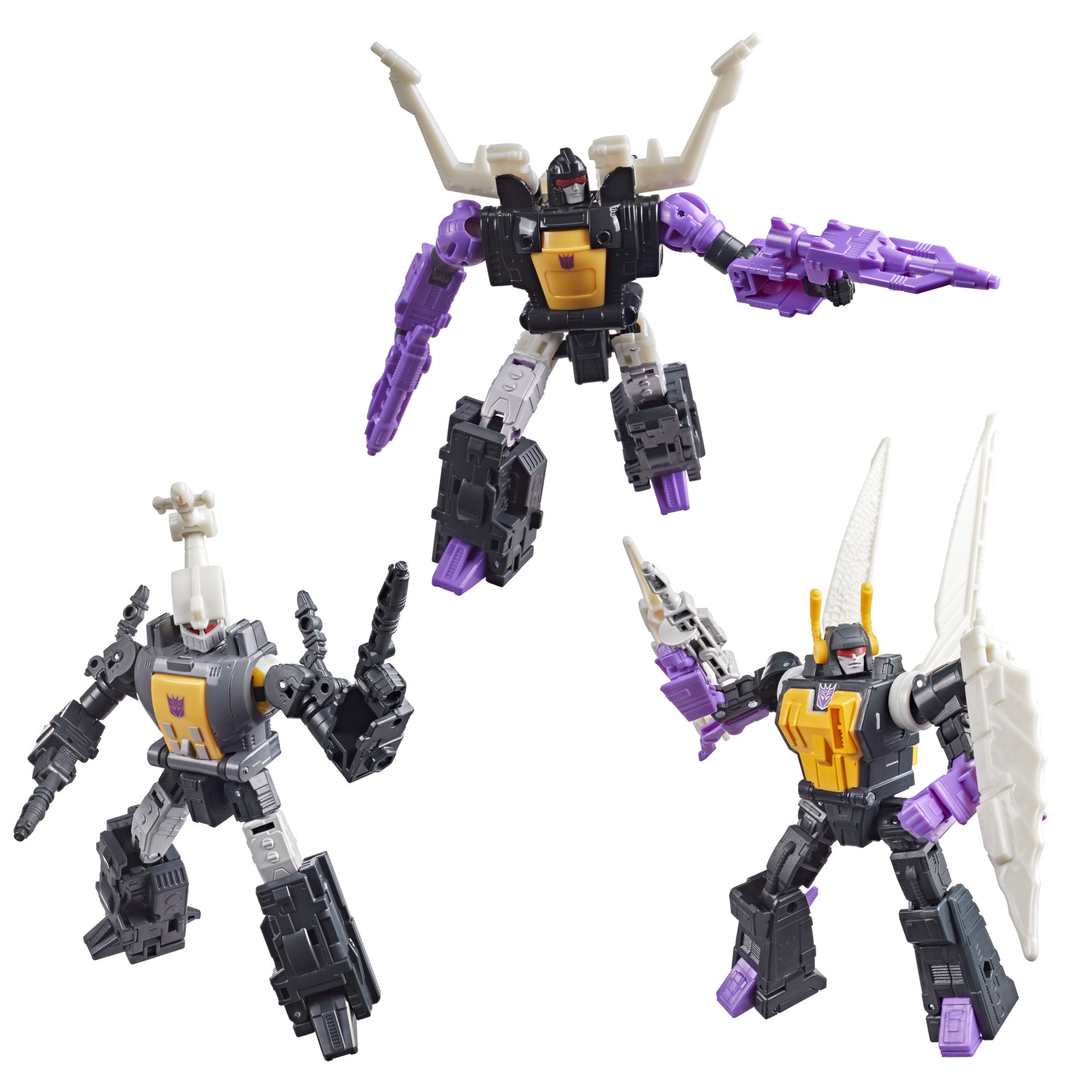PRE-ORDER Transformers Studio Series (86 Movie) Insecticon 3 Pack - Bombshell, Kickback & Shrapnel