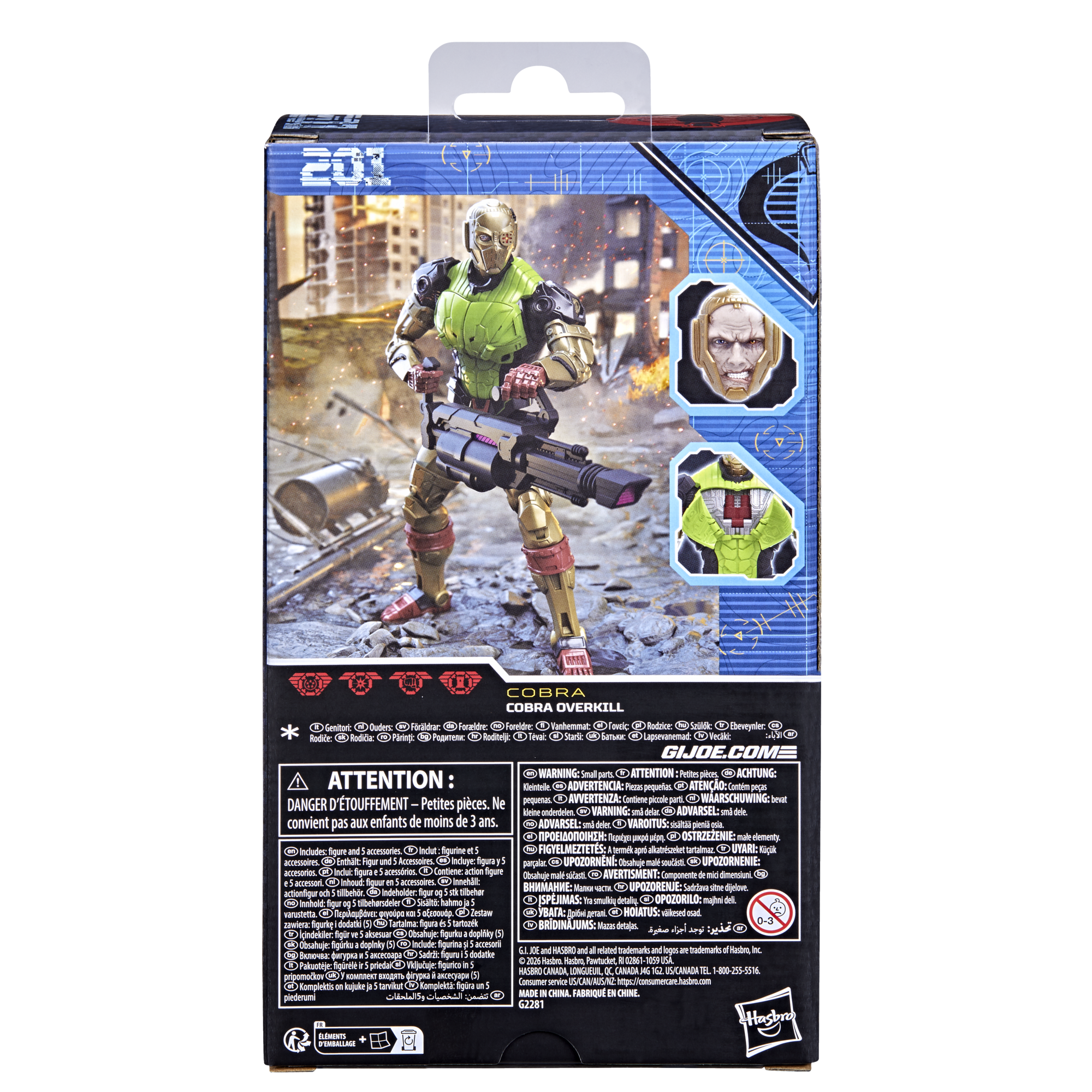 PRE-ORDER G.I. Joe Classified Series Cobra Overkill