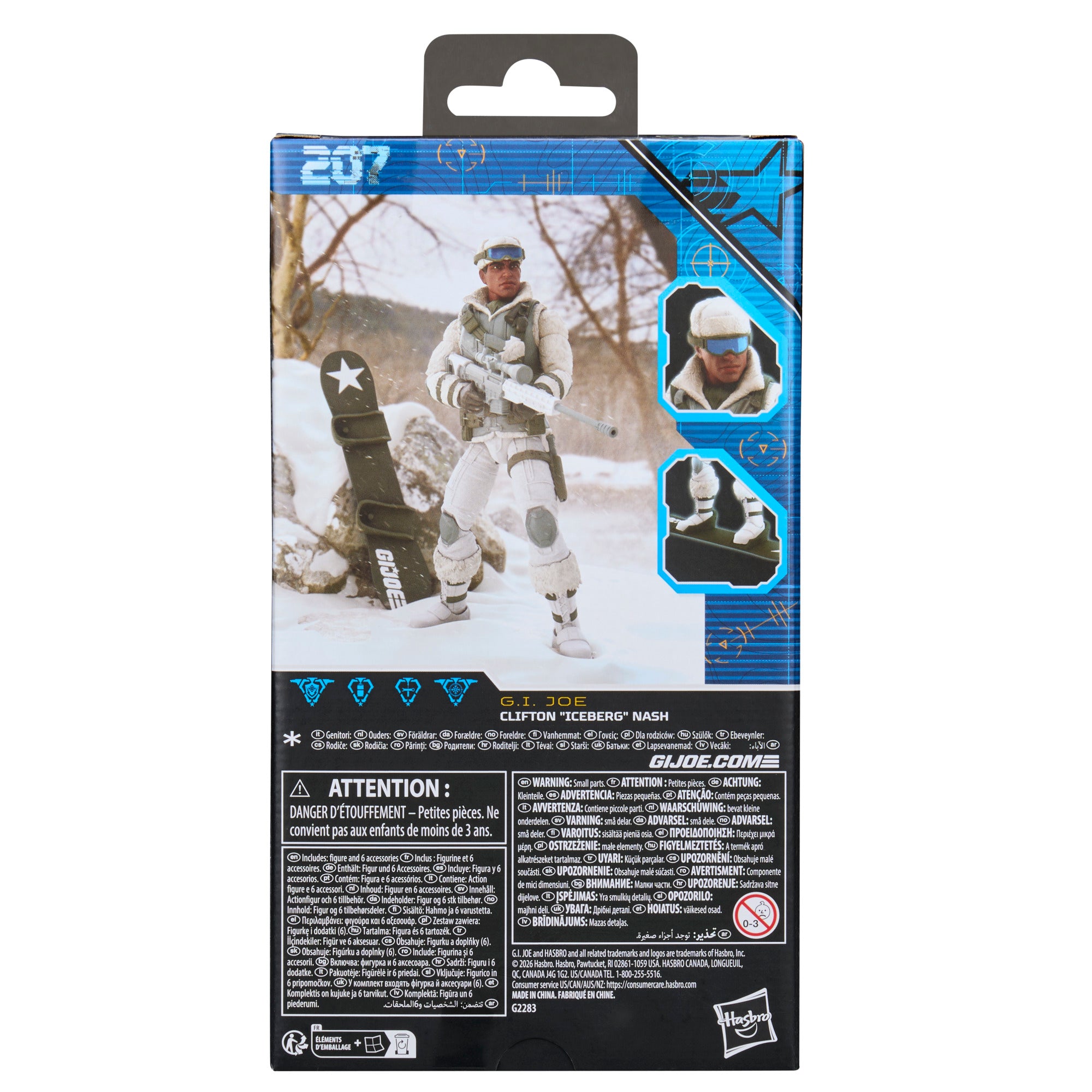 PRE-ORDER G.I. Joe Classified Series Clifton "Iceberg" Nash