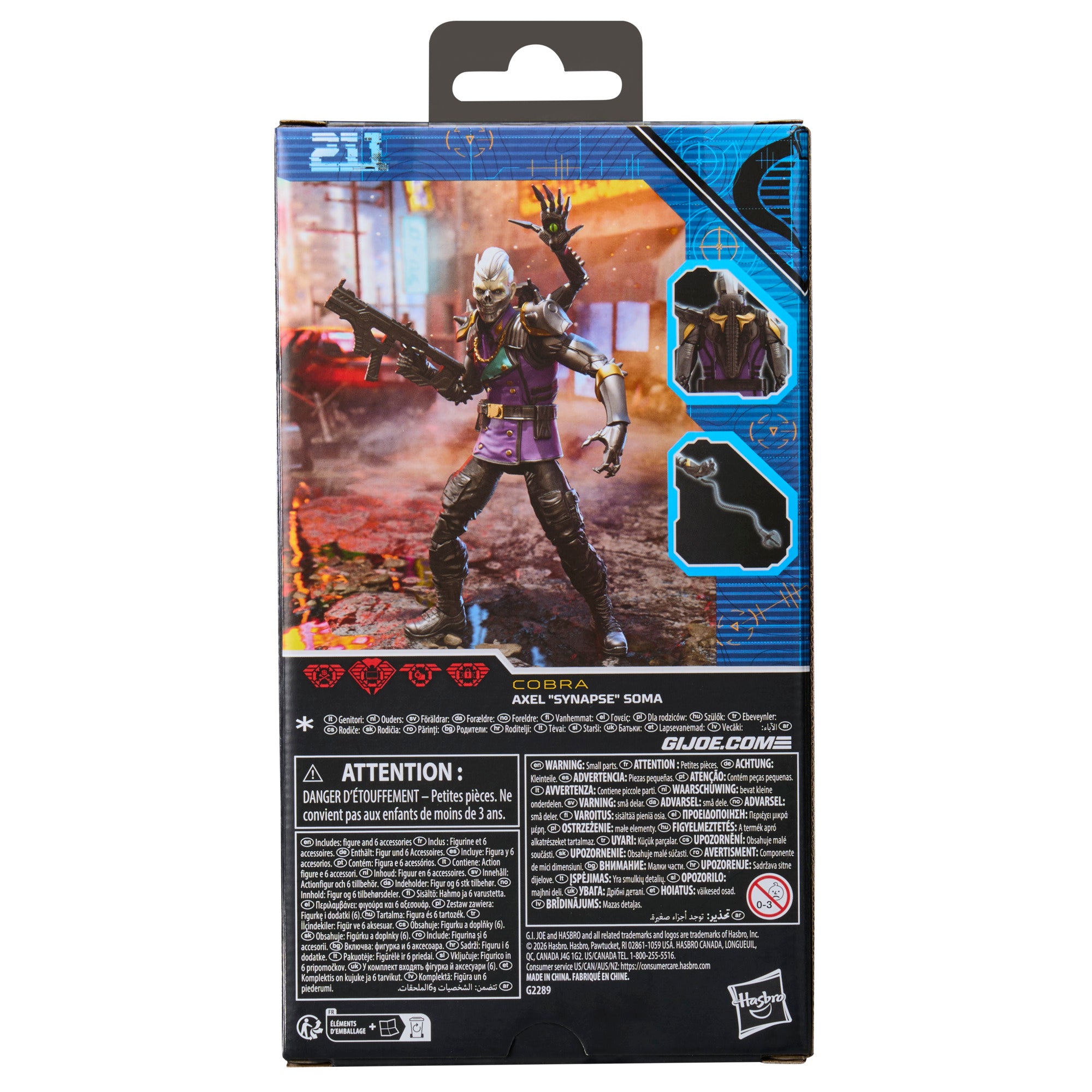 PRE-ORDER G.I. Joe Classified Series Axel "Synapse" Soma