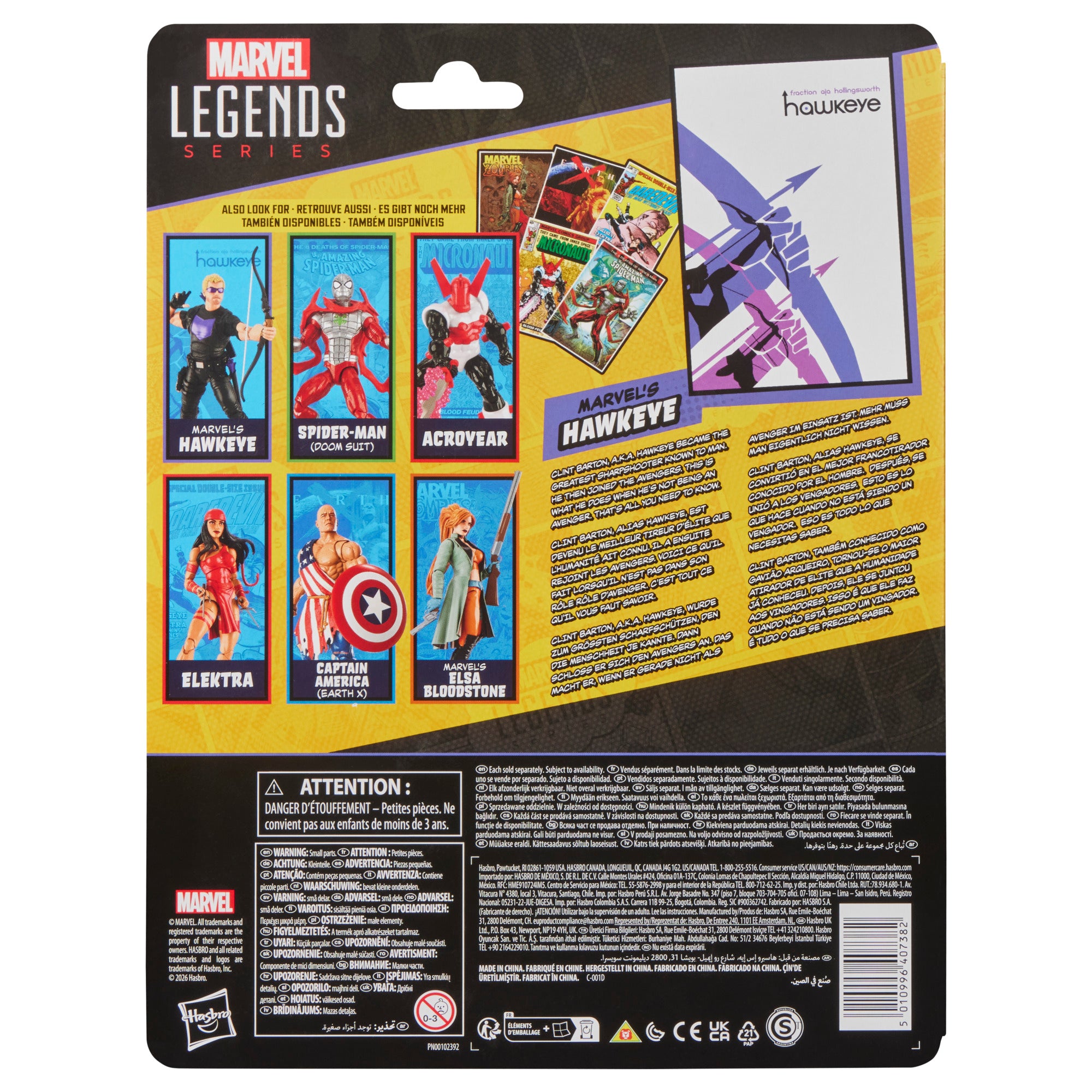 PRE-ORDER Marvel Legends Mini Comic Dark Hawkeye