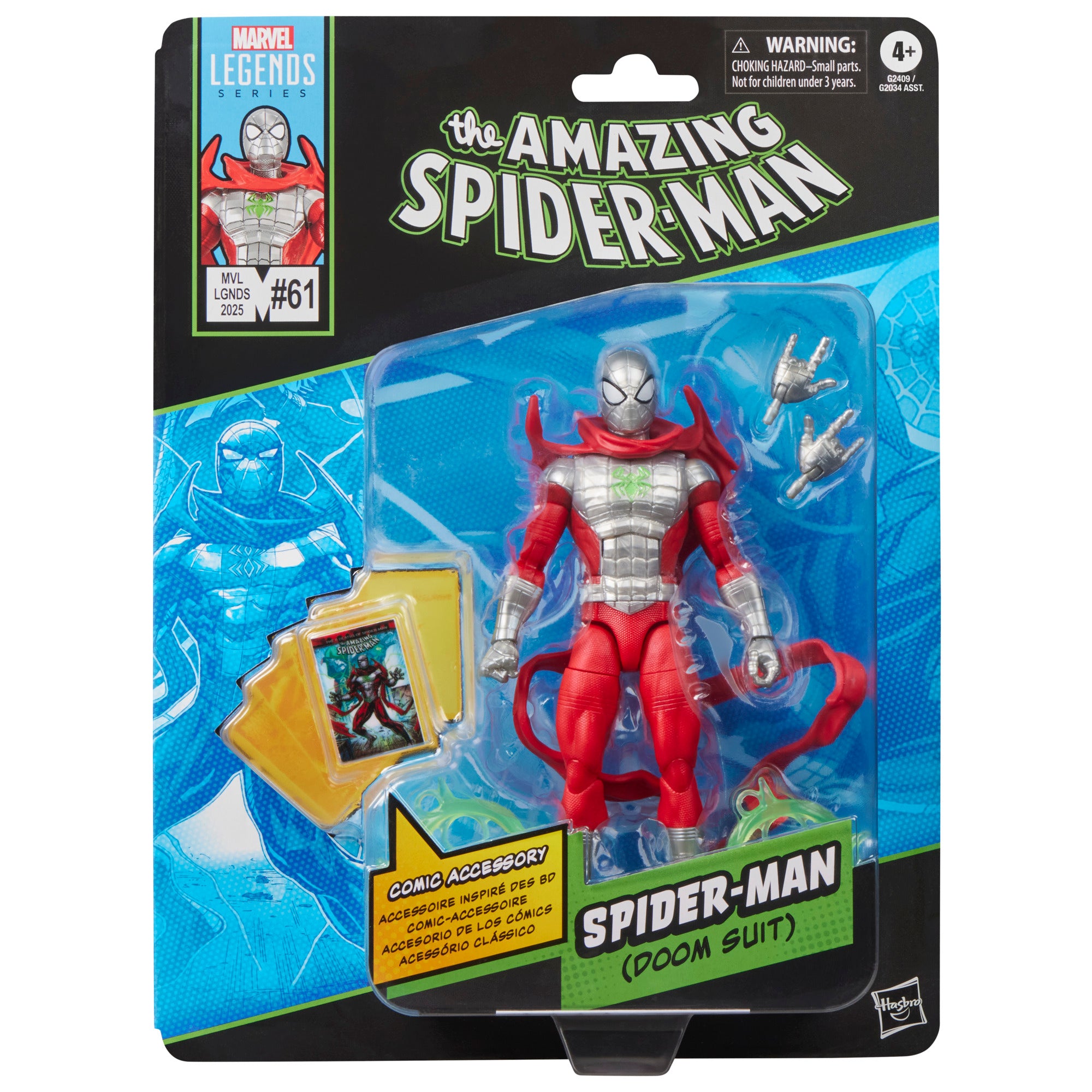 PRE-ORDER Marvel Legends Mini Comic Spider-Man Doom Suit