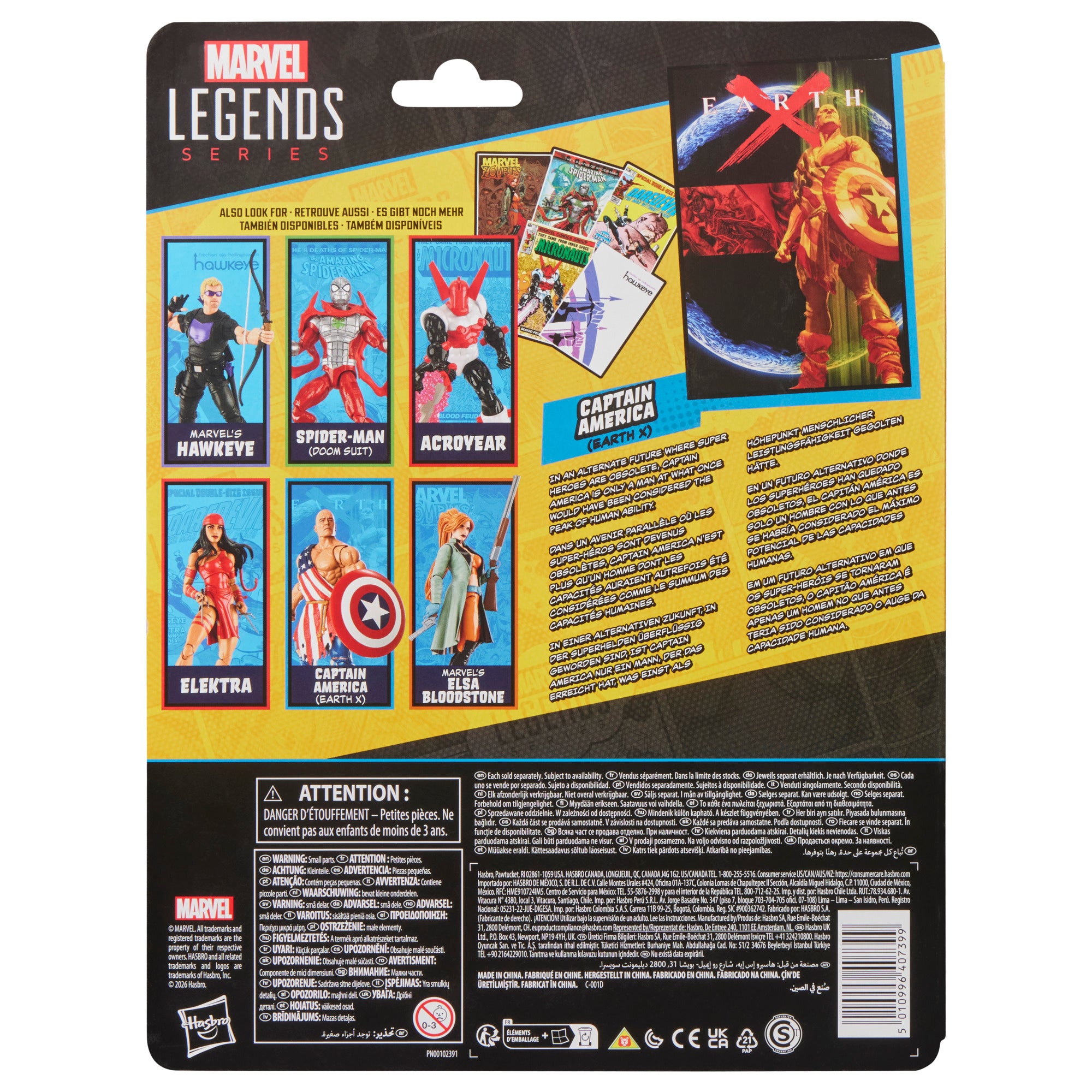 PRE-ORDER Marvel Legends Mini Comic Earth X Captain America