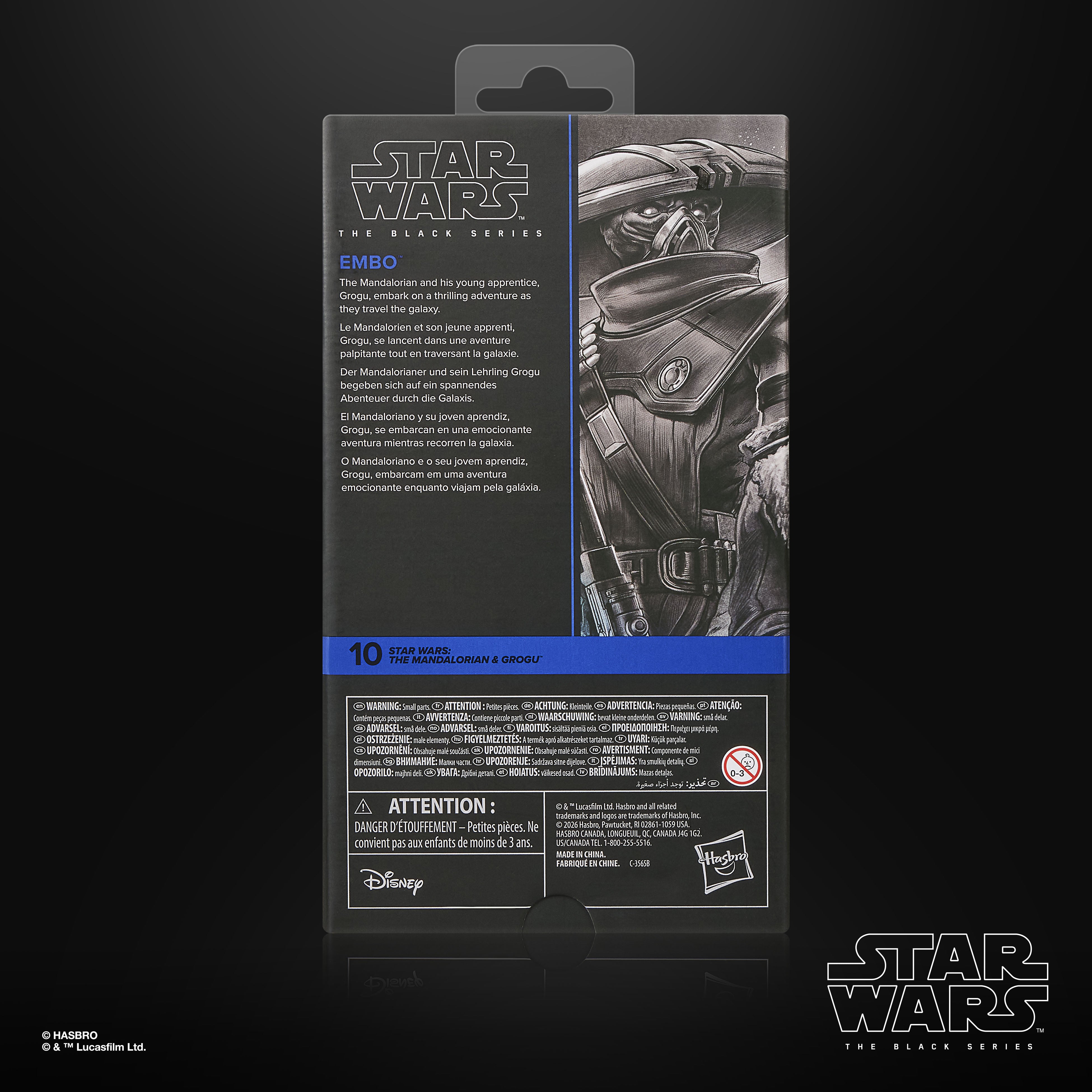 Star Wars Black Series (Mandalorian & Grogu) Embo IMPORT STOCK