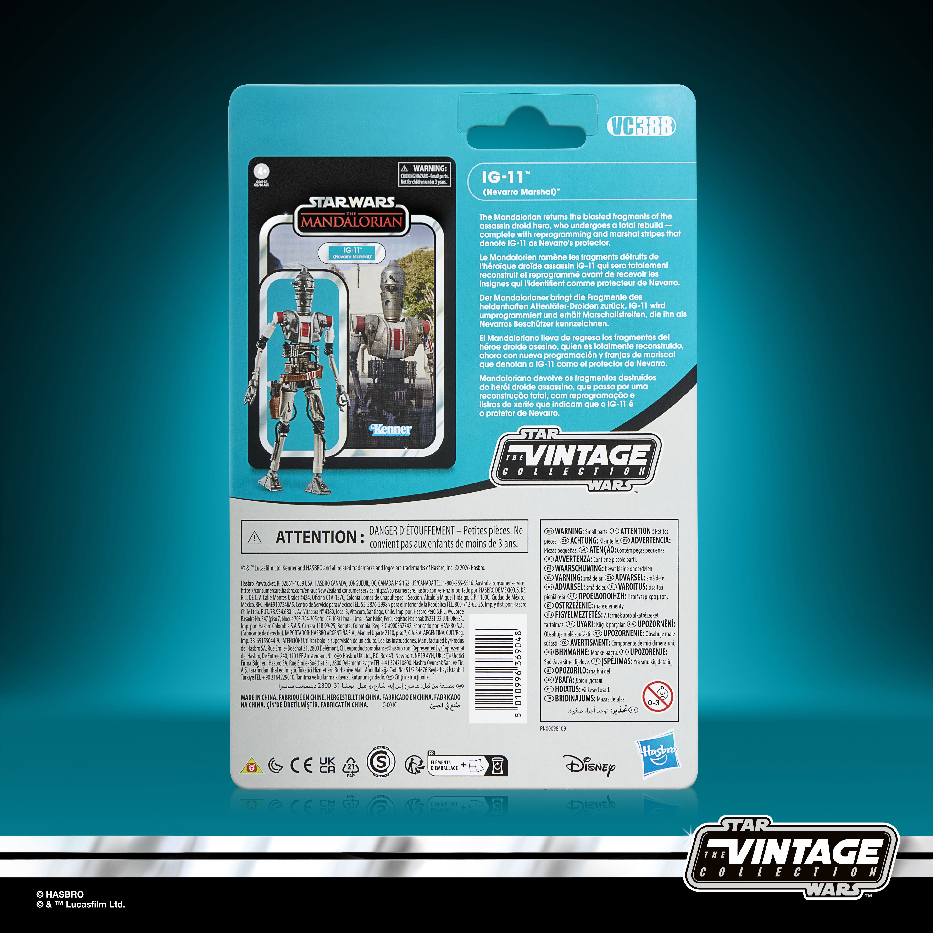 PRE-ORDER Star Wars Vintage Collection (The Mandalorian & Grogu) IG-11 Nevarro Marshal