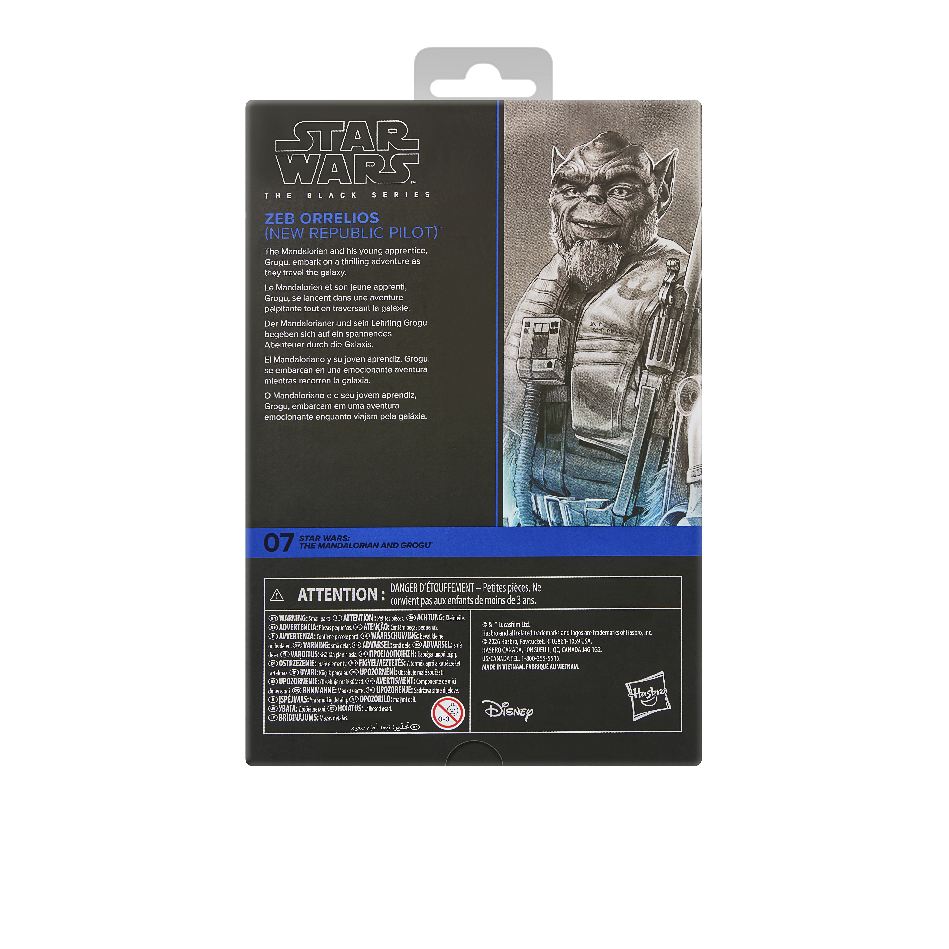 PRE-ORDER Star Wars Black Series (Mandalorian & Grogu) Zeb Orrelios