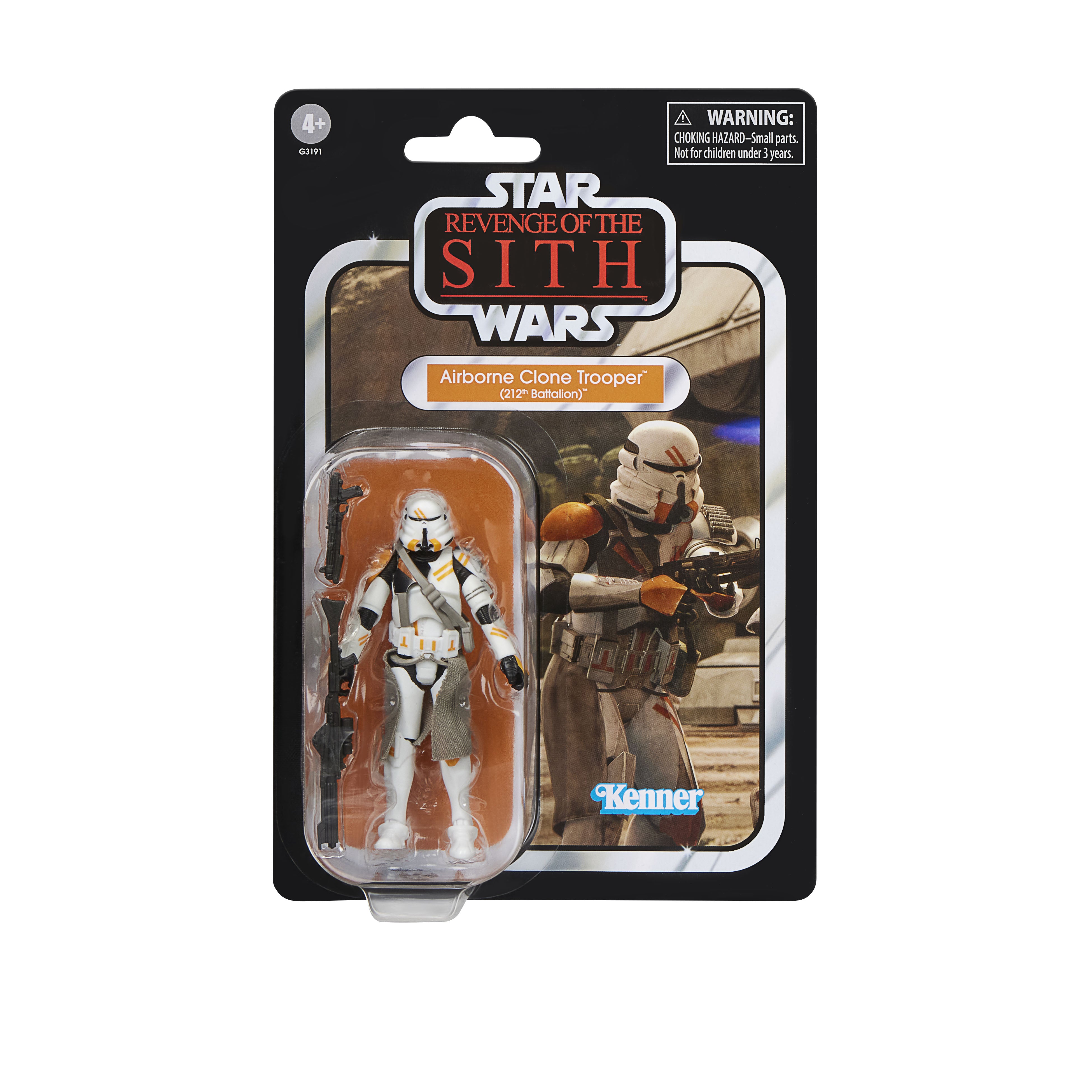 PRE-ORDER Star Wars Vintage Collection (Revenge Of The Sith) Obi-Wan (Utapau) & Airborne Clone Trooper (212th Battalion)