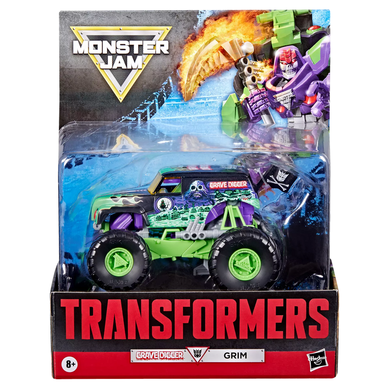 PRE-ORDER Transformers X Monster Jam Collab Grave Digger