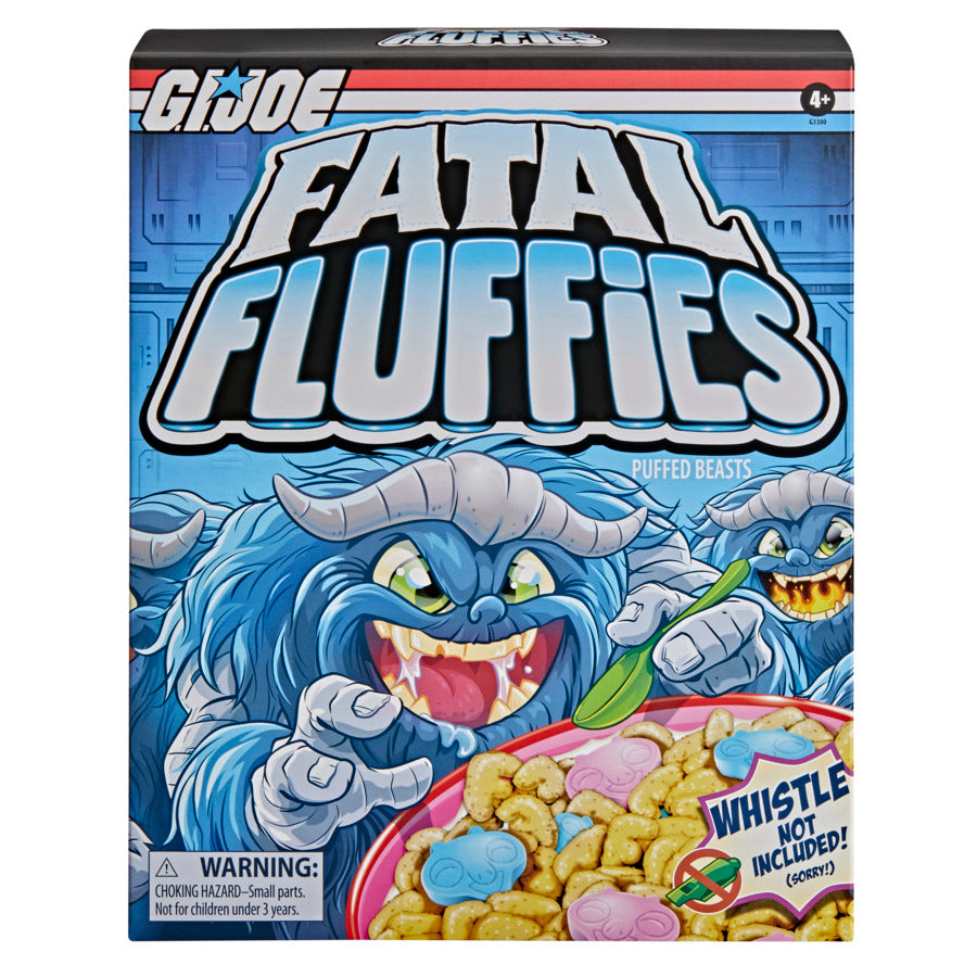 G.I. Joe SDCC Classified Series Fatal Fluffies Cereal Box Set