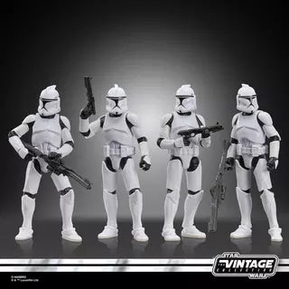 Star Wars Vintage Collection Phase 1 Clone Troopers Army 4 Pack ARRIVING SOON