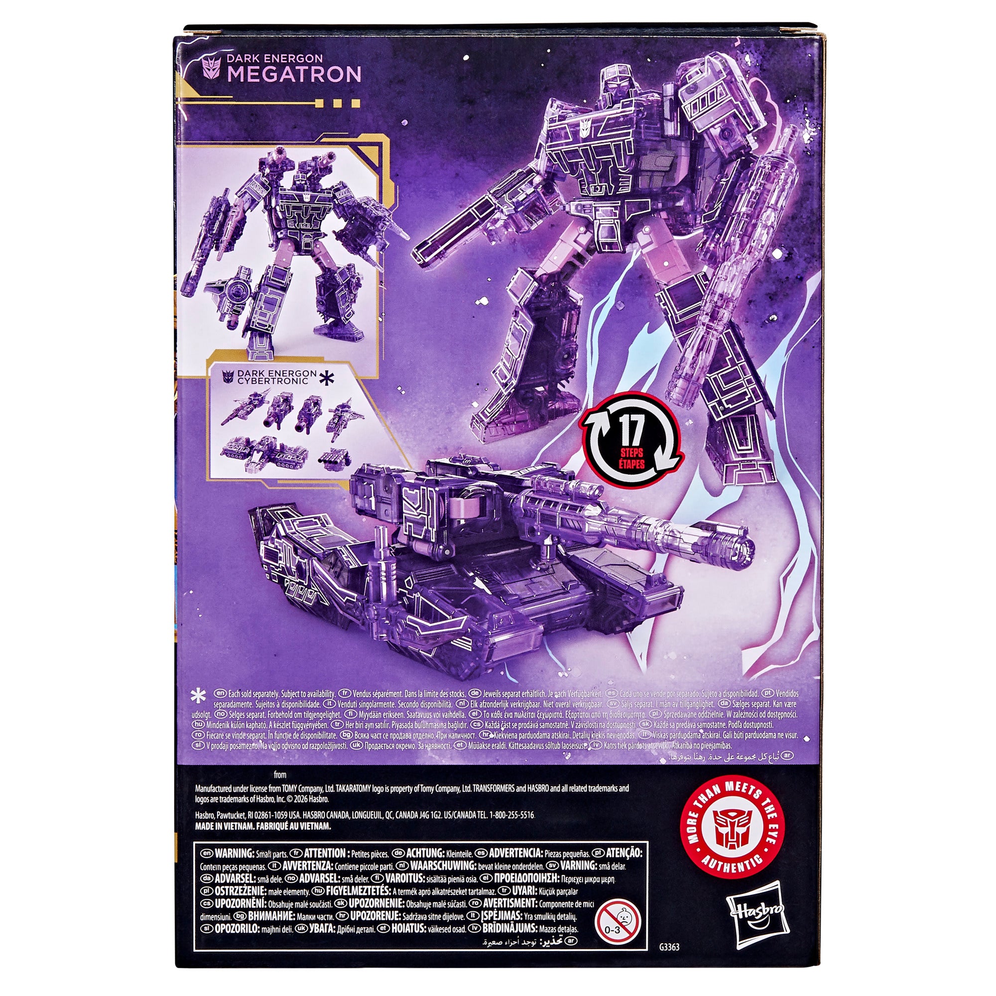 PRE-ORDER Transformers Age of the Primes Voyager Dark Energon Megatron