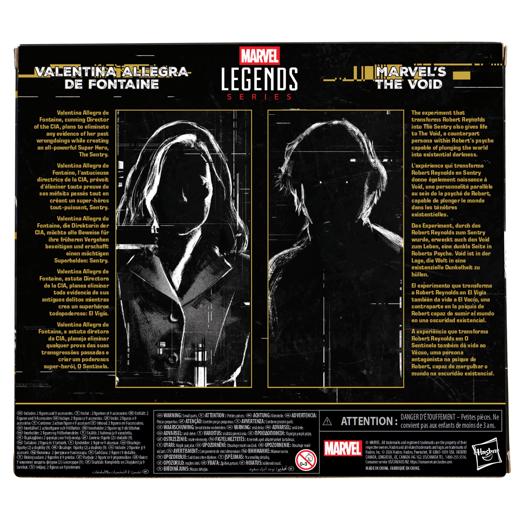 PRE-ORDER Marvel Legends (Thunderbolts) Valentina Allergra De Fontaine & The Void