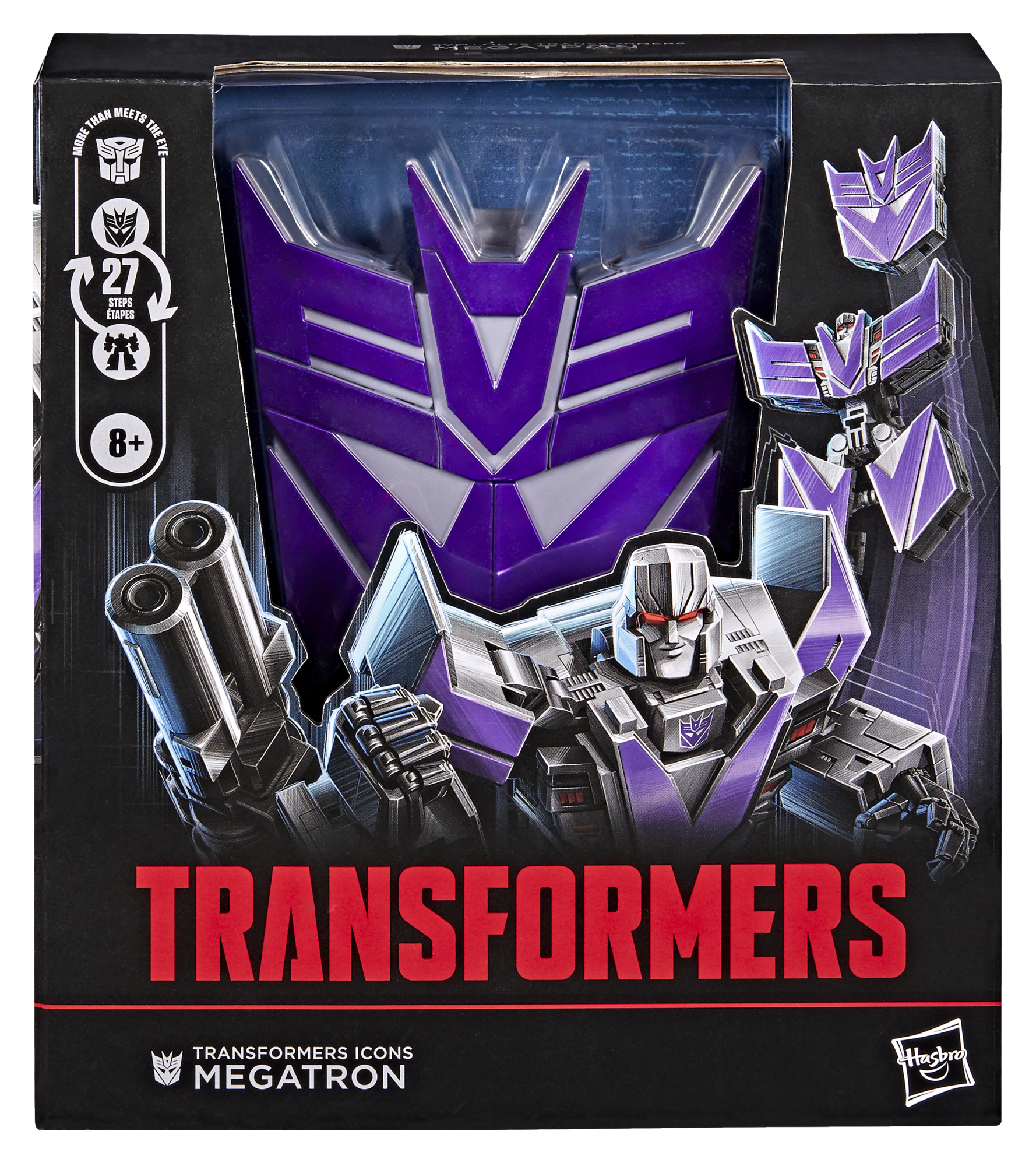 PRE-ORDER Transformers Icons Decepticon Symbol Megatron