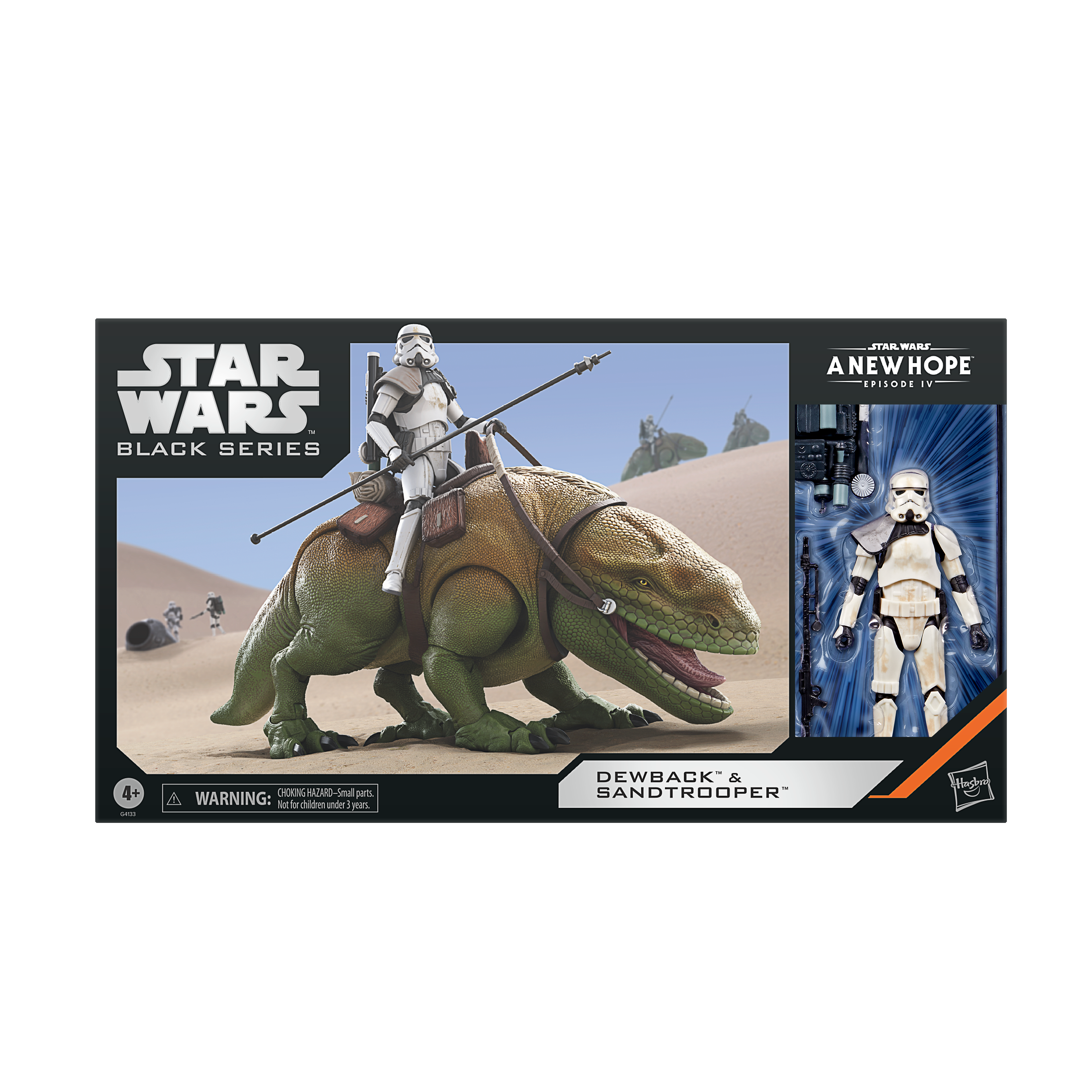 PRE-ORDER Star Wars Black Series (A New Hope) Dewback & Sandtrooper