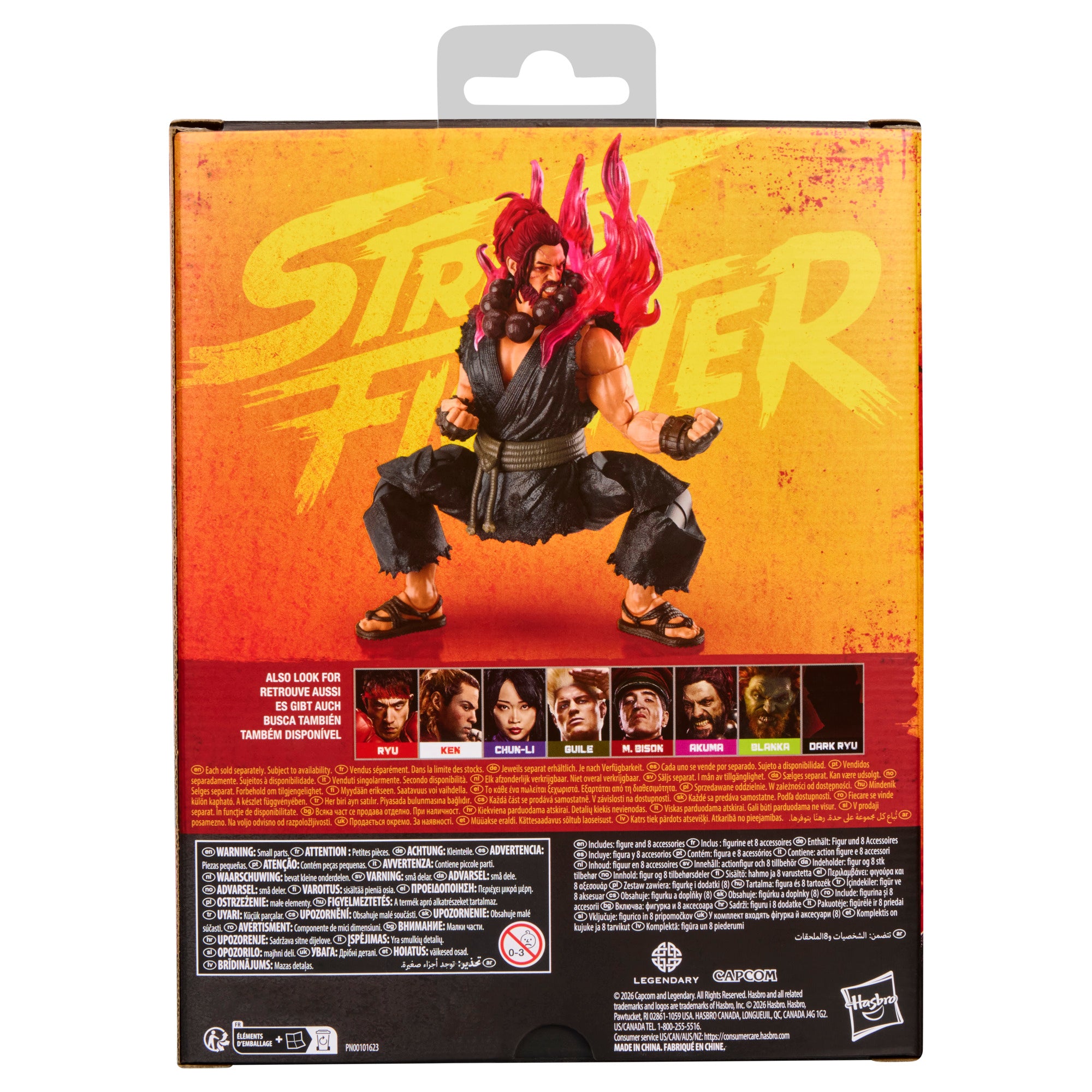 PRE-ORDER Street Fighter Movie 6" Deluxe Akuma