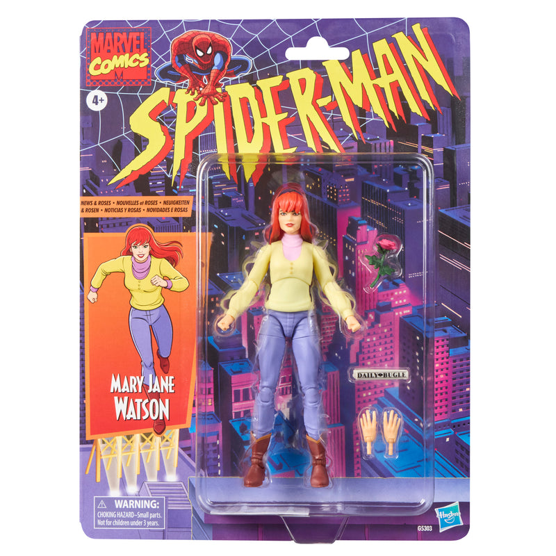 PRE-ORDER Marvel Legends Retro Spider-Man Mary-Jane Watson MAXIMUM 1 PER CUSTOMER