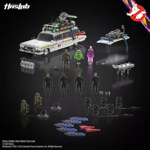 Ghostbusters Haslab Plasmas Series Ecto-1 (Ecto 1A) Deluxe Edition