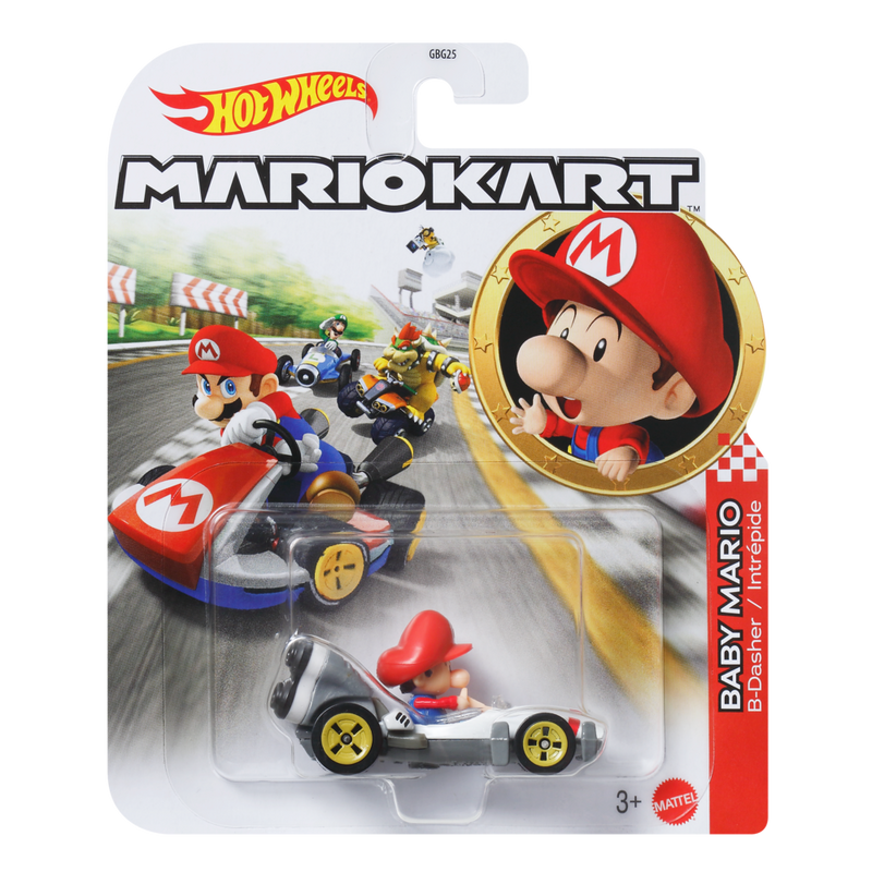 Hot Wheels MarioKart Baby Mario B-Dasher