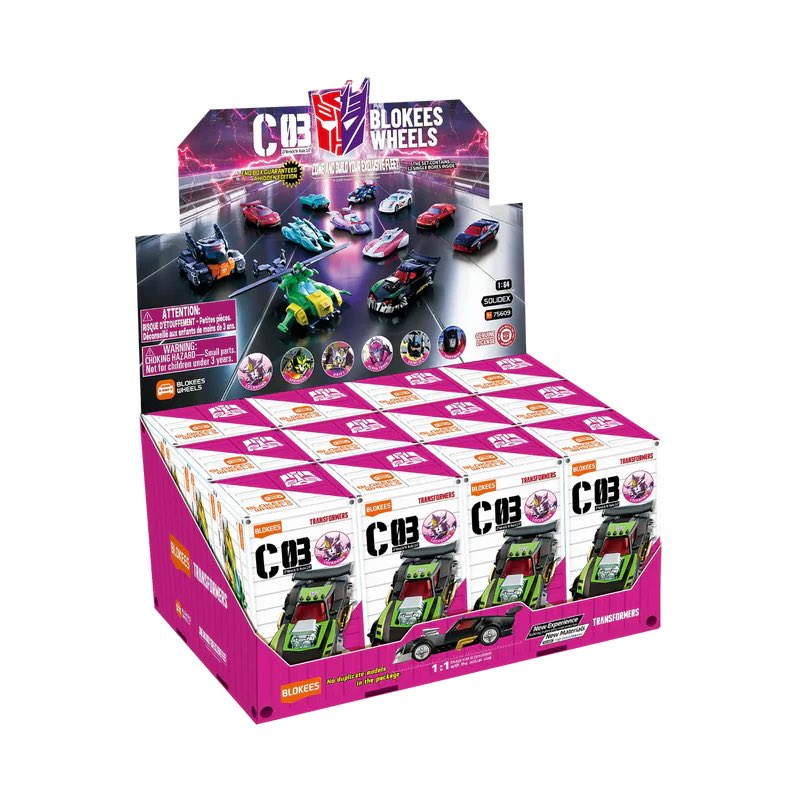 PRE-ORDER Transformers Blokees Wheels CO-03 Wreck 'n' Rule 2 SEALED BOX OF 12