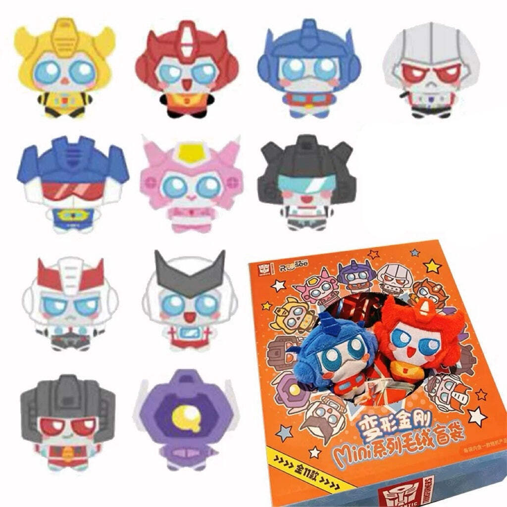 Transformers Mini Plush Roll Out Box of 20 (Will Include Duplicates)
