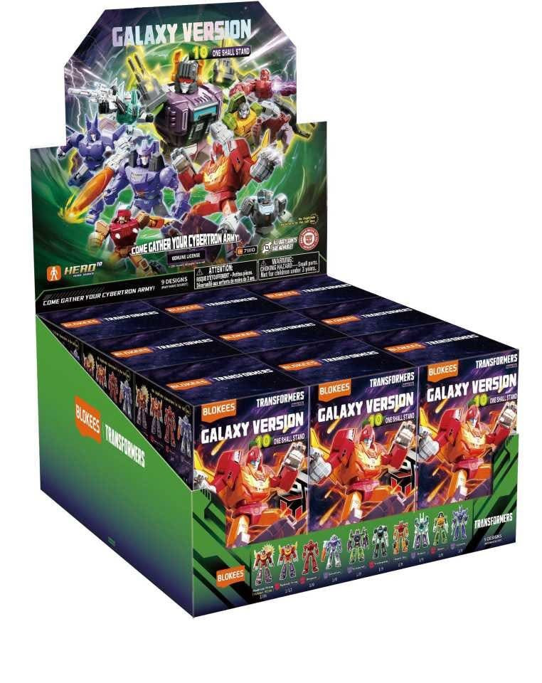 Transformers Blokees Galaxy Version 10 One Shall Stand SEALED BOX OF 9