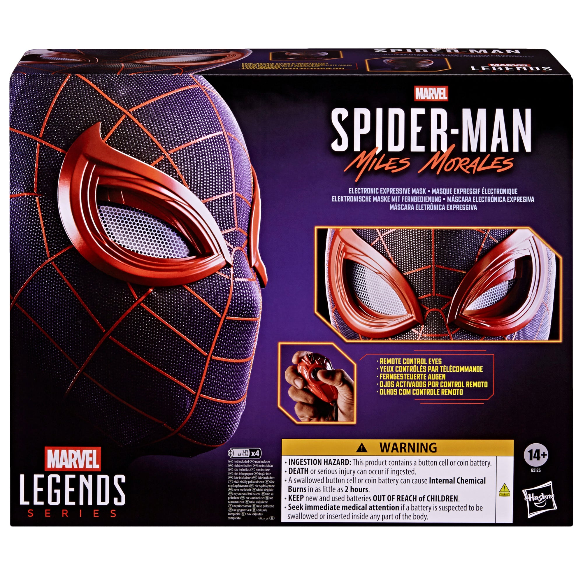 PRE-ORDER Marvel Legends Spider-Man Miles Morales Electronic Expressive Mask