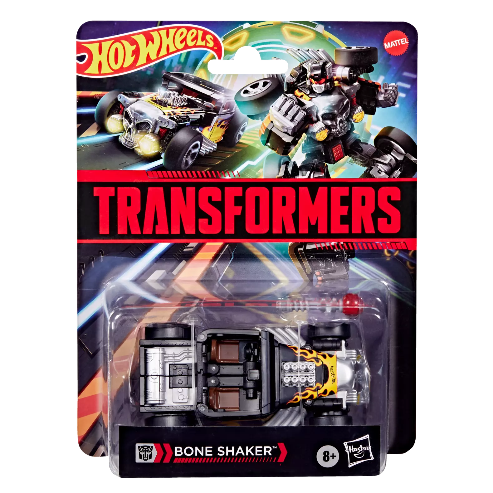 PRE-ORDER Transformers X Hot Wheels Bone Shaker