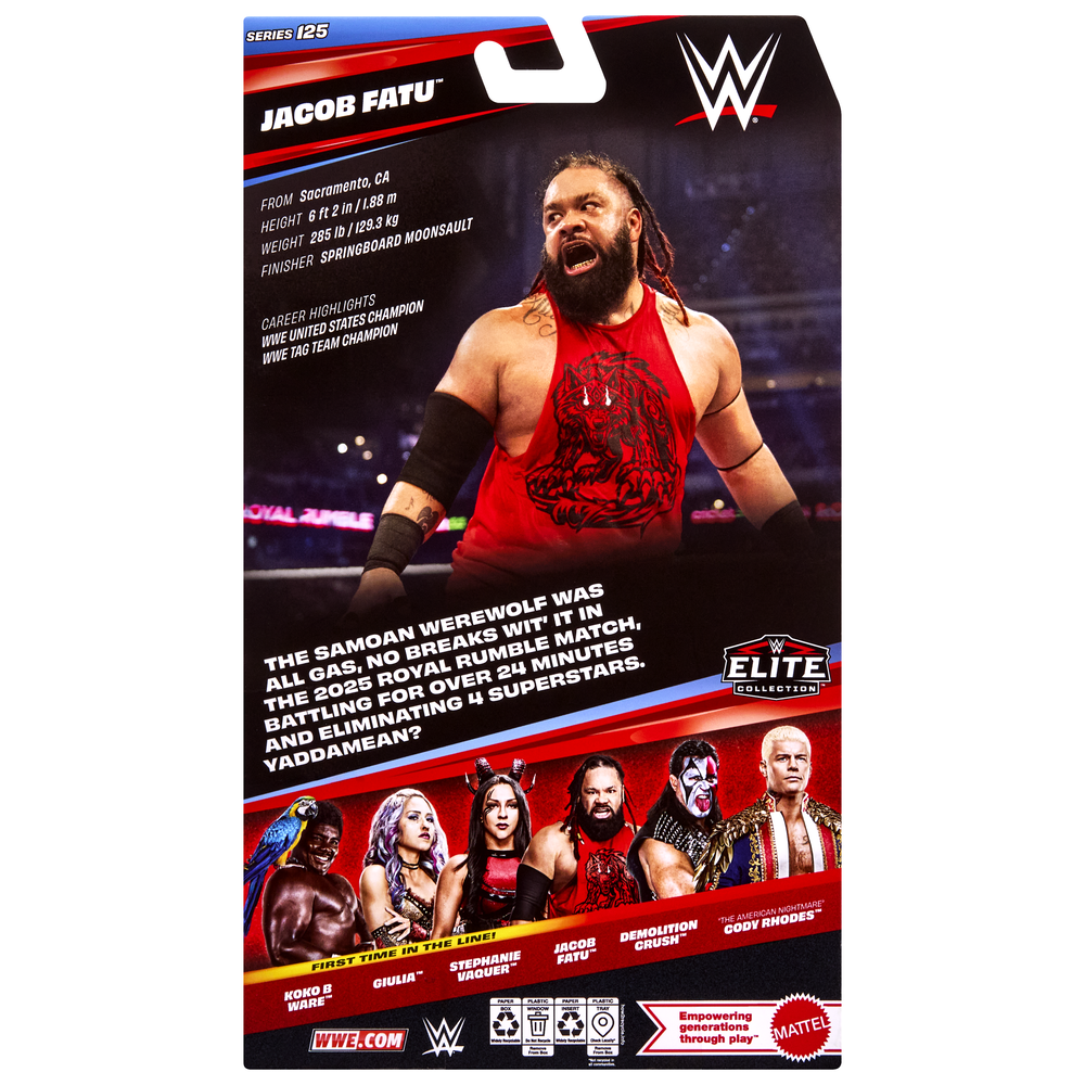 WWE Elite Collection Series 125 Jacob Fatu
